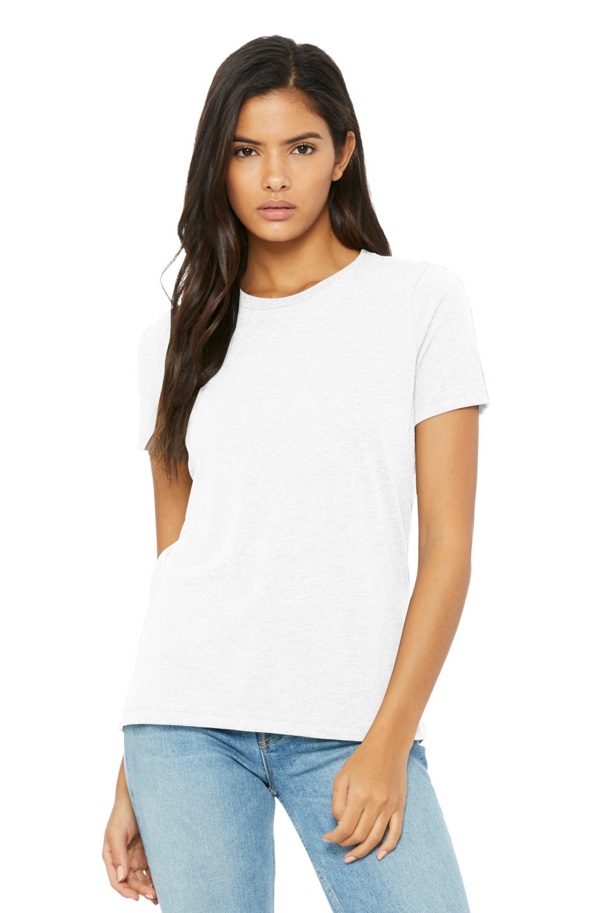 Classic fit Tear-away label Side seamed 3.8-ounce 50/25/25 p - Solid White Triblend