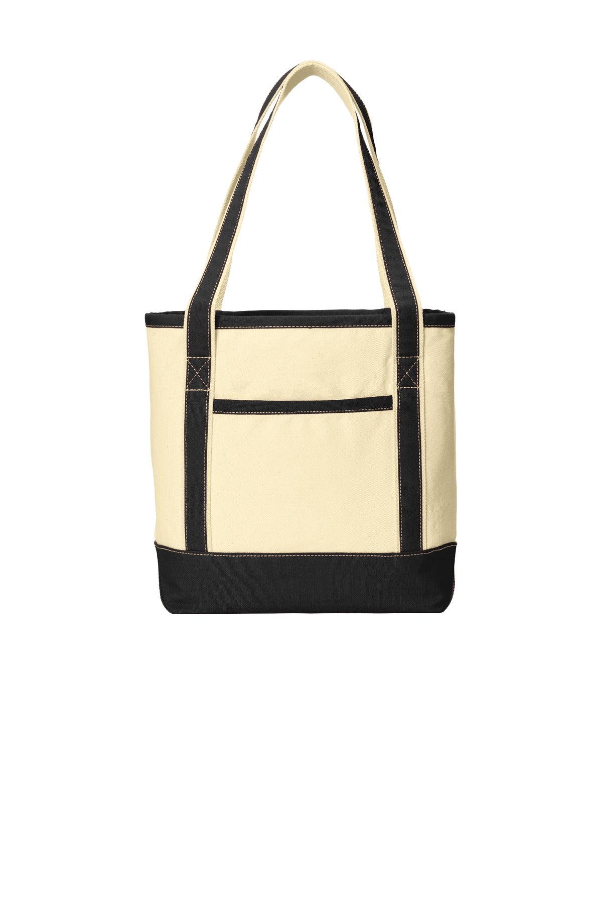 Port Authority® Medium Cotton -Natural/ Black