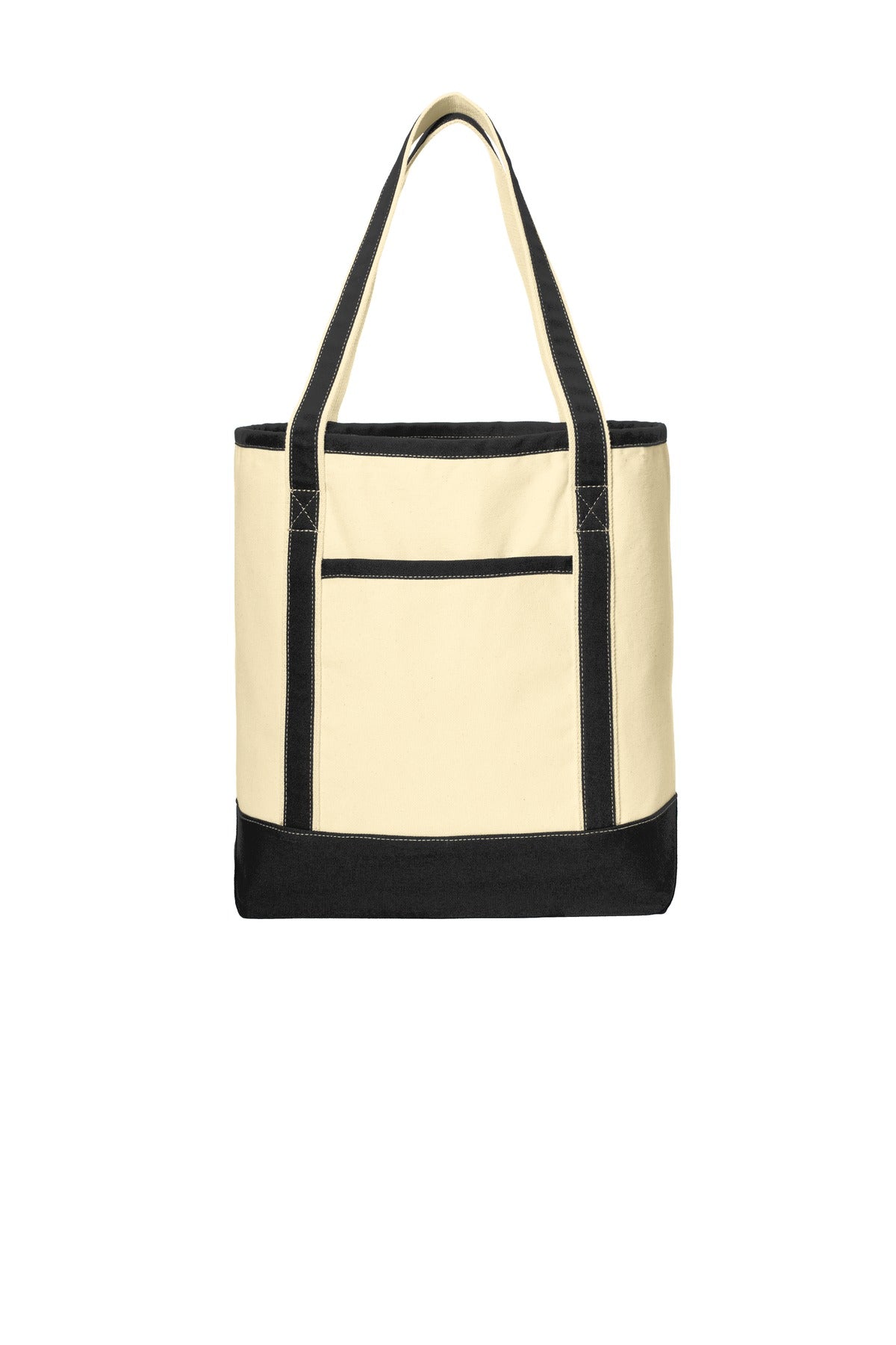 Port Authority® Large Cotton C-Natural/ Black