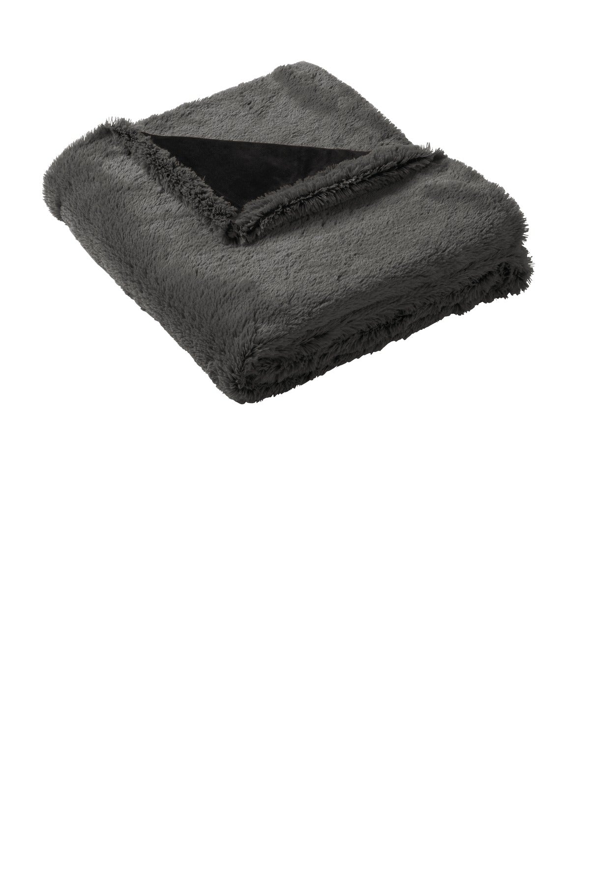 Where comfort meets elegance this blanket has an ultra soft  - Shadow Grey/ Deep Black