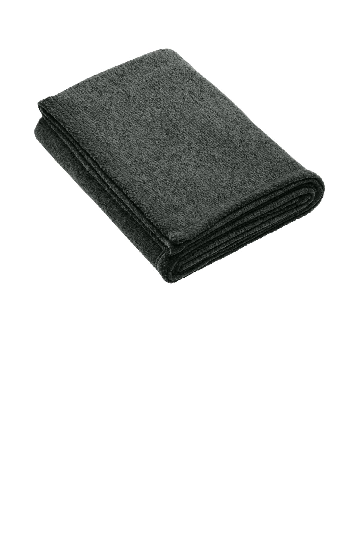 8.6-ounce 100% polyester sweater fleece Anti-pill finish Tur - Deep Smoke Heather