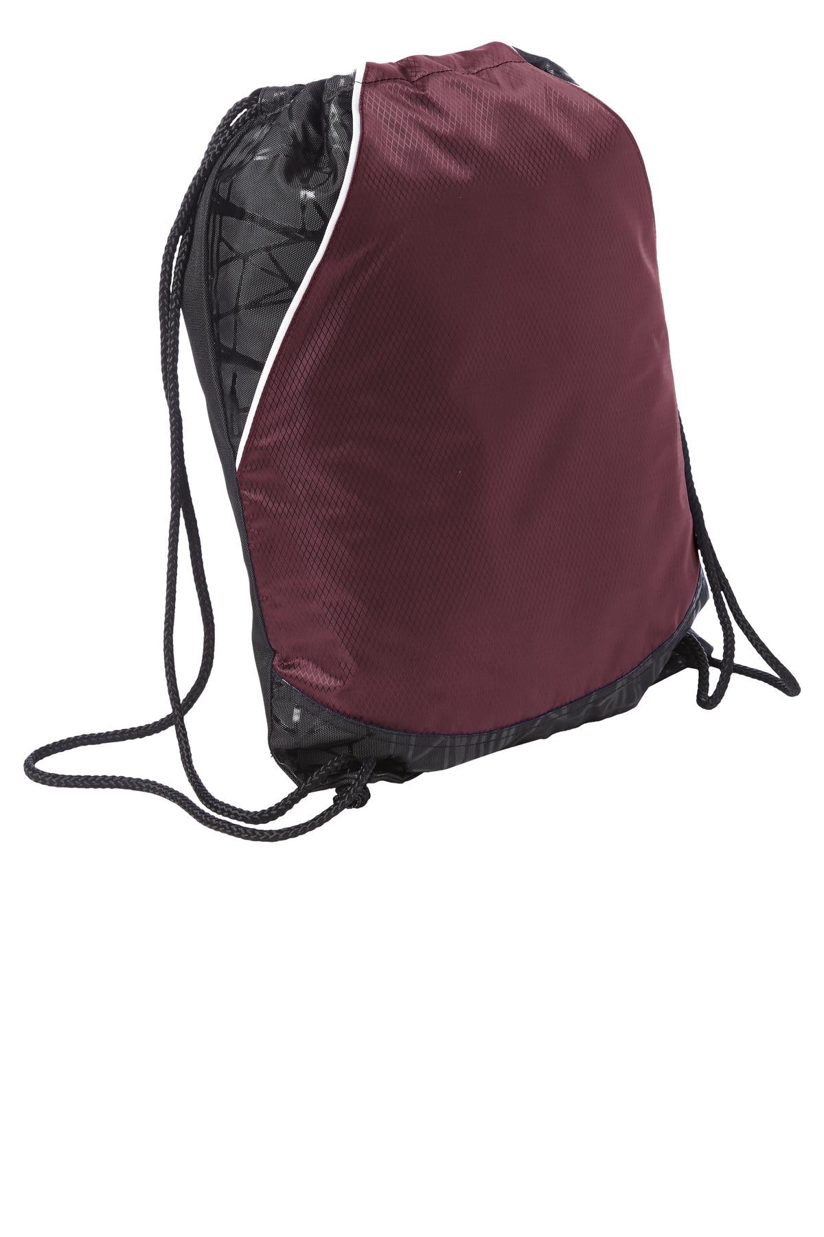 Sport-Tek® Rival Cinch Pack. B-Maroon