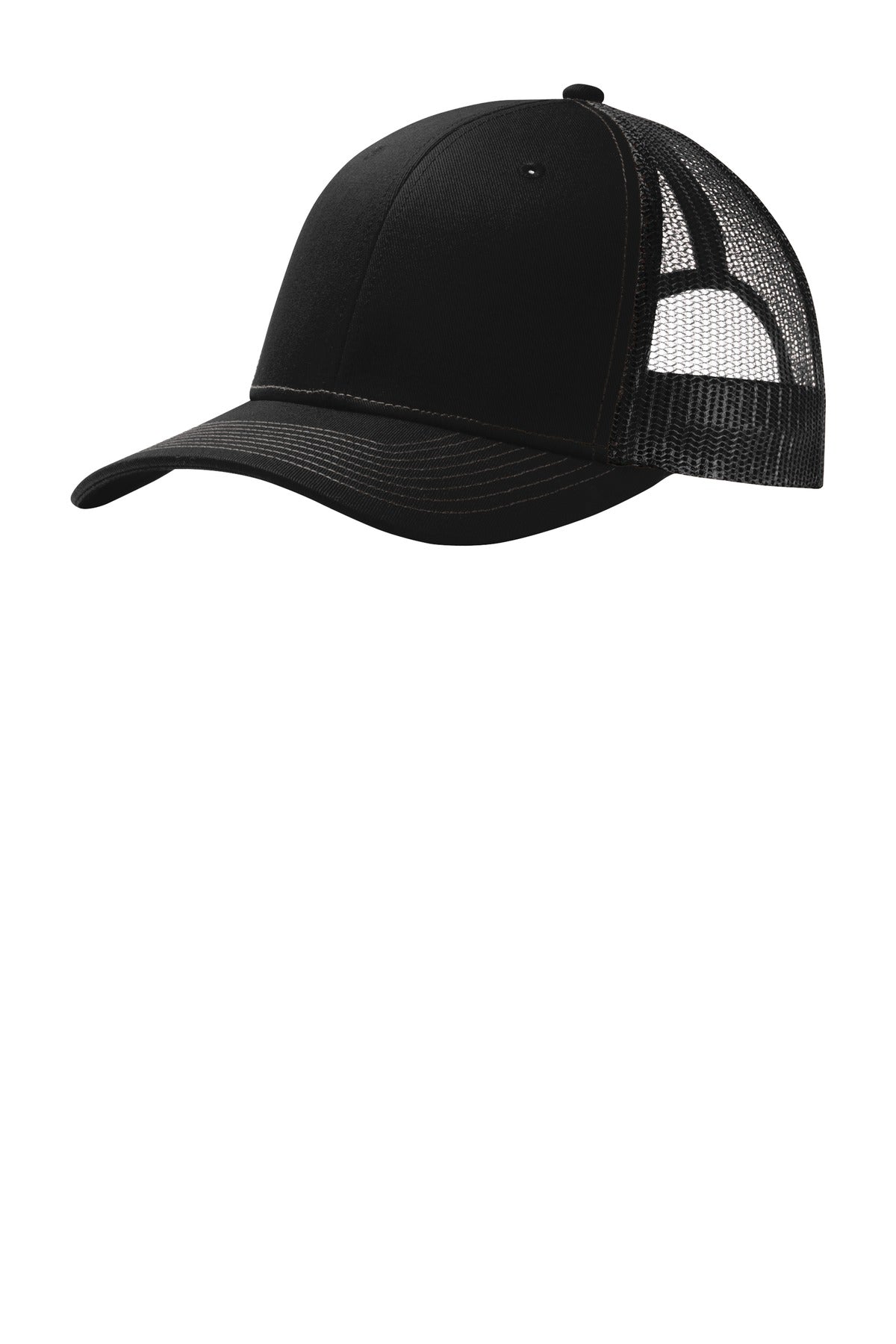This two-toned cap features breathable mesh and contrast stitching on the bill. Fabric: 100% cotton 