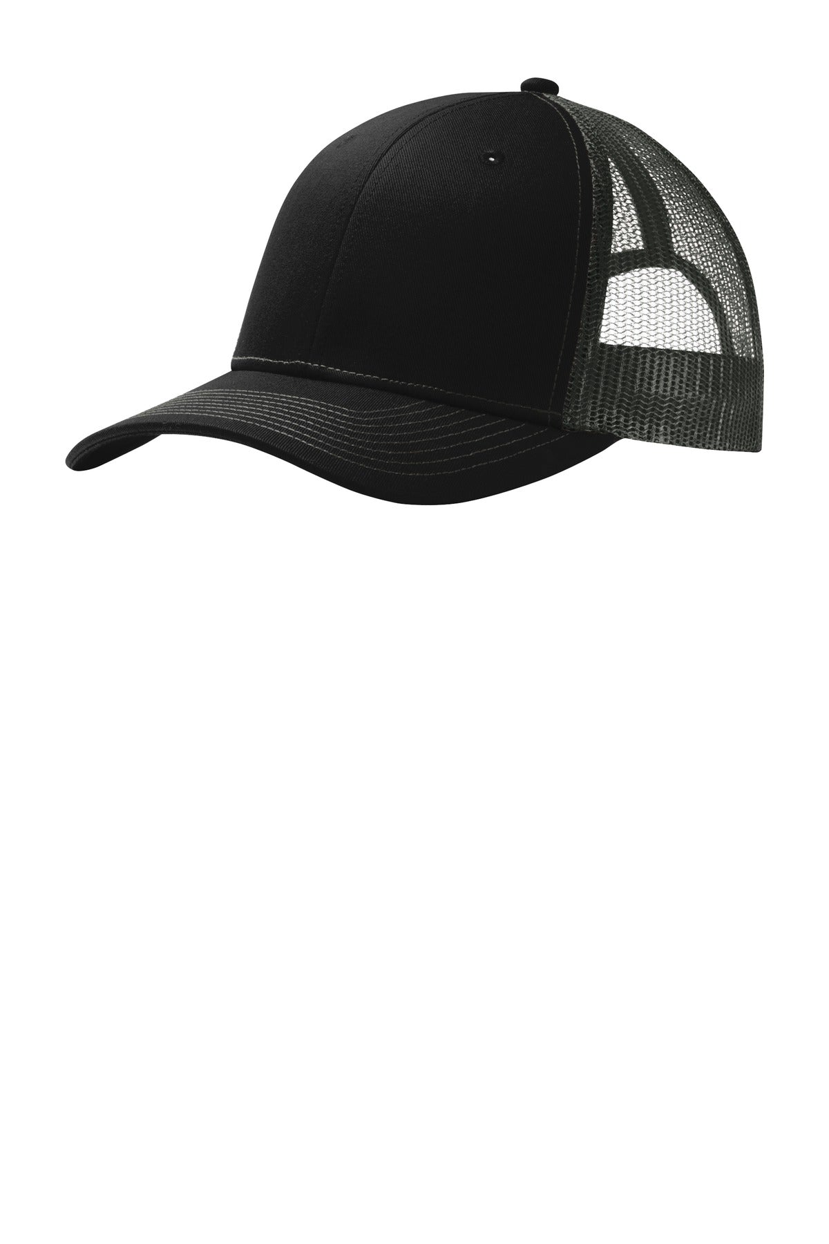 This two-toned cap features breathable mesh and contrast stitching on the bill. Fabric: 100% cotton 
