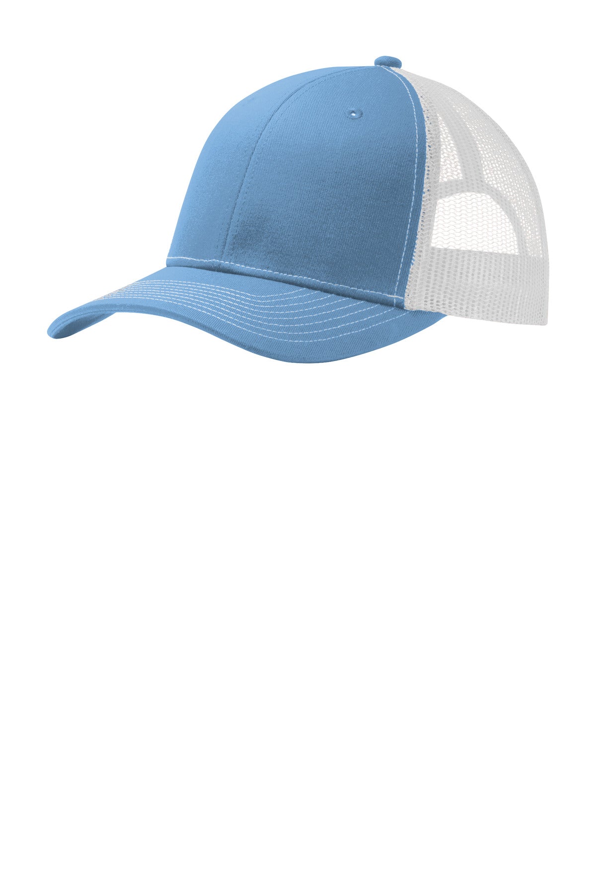 This two-toned cap features breathable mesh and contrast stitching on the bill. Fabric: 100% cotton 