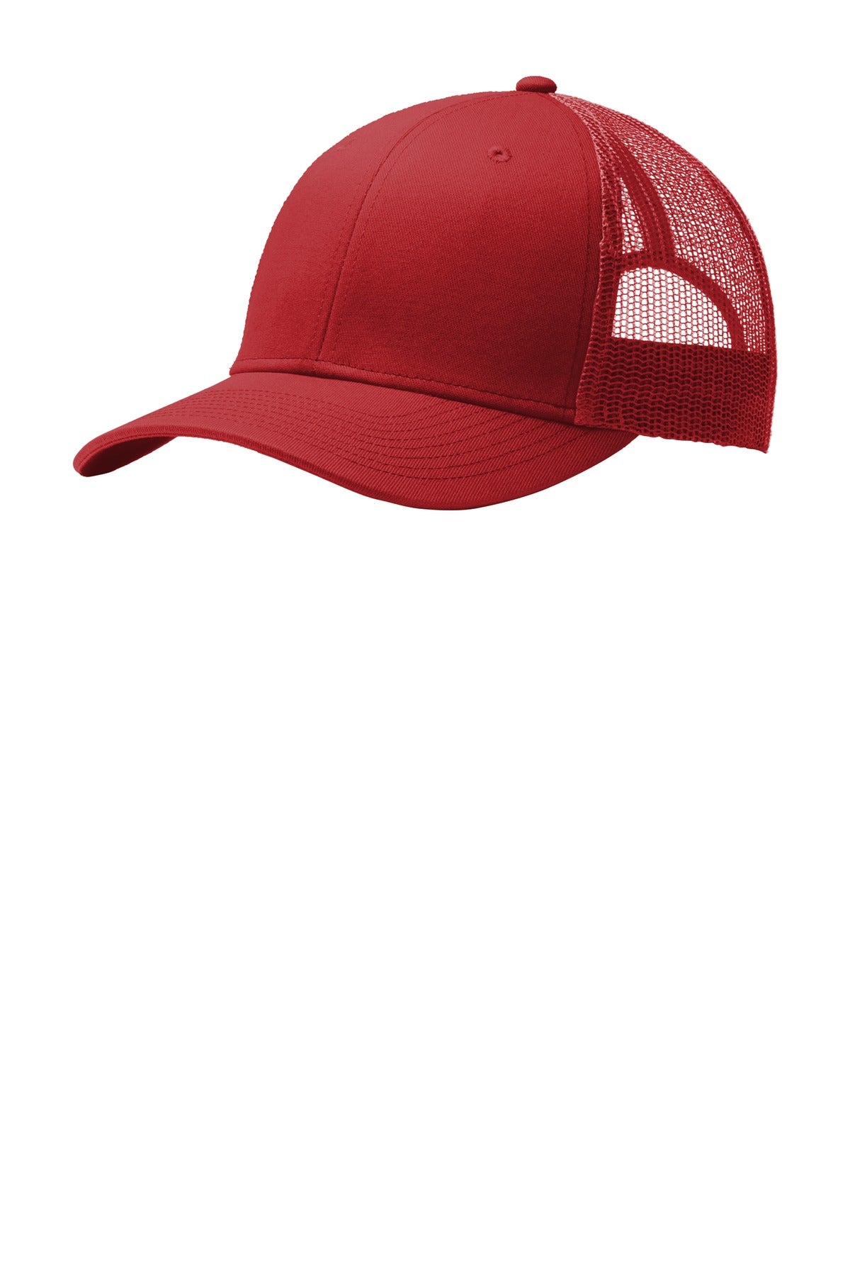 This two-toned cap features breathable mesh and contrast stitching on the bill. Fabric: 100% cotton 