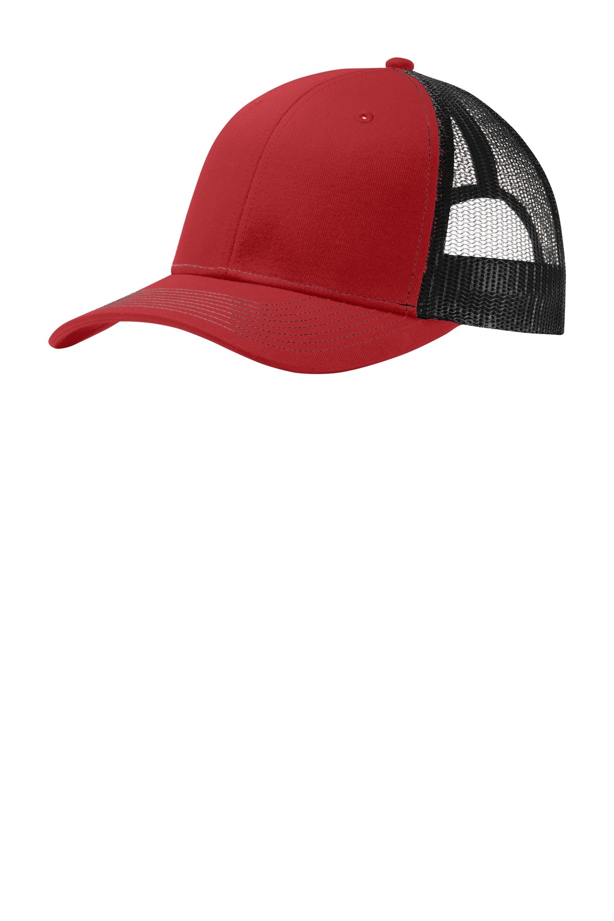 This two-toned cap features breathable mesh and contrast stitching on the bill. Fabric: 100% cotton 