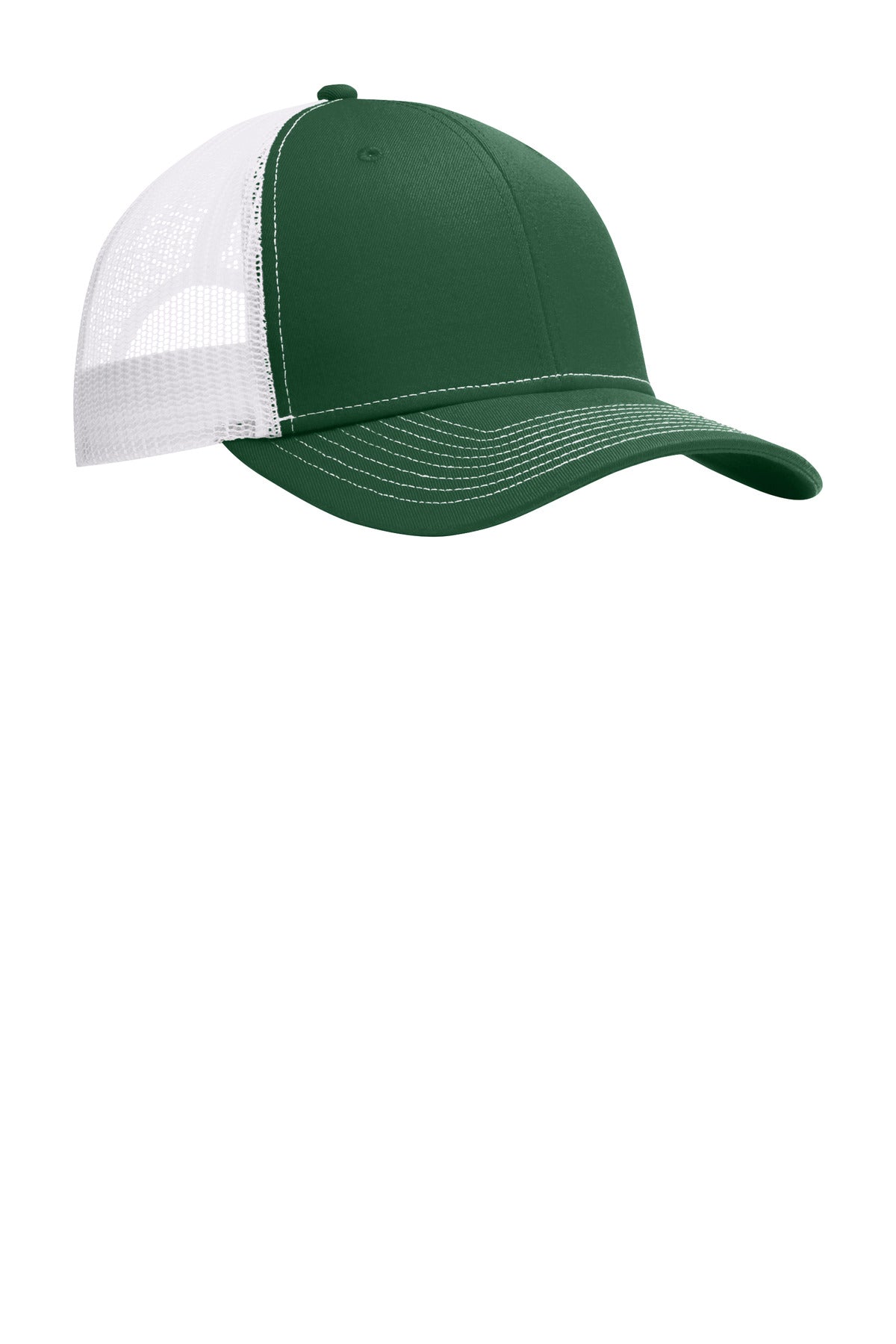 This two-toned cap features breathable mesh and contrast stitching on the bill. Fabric: 100% cotton 