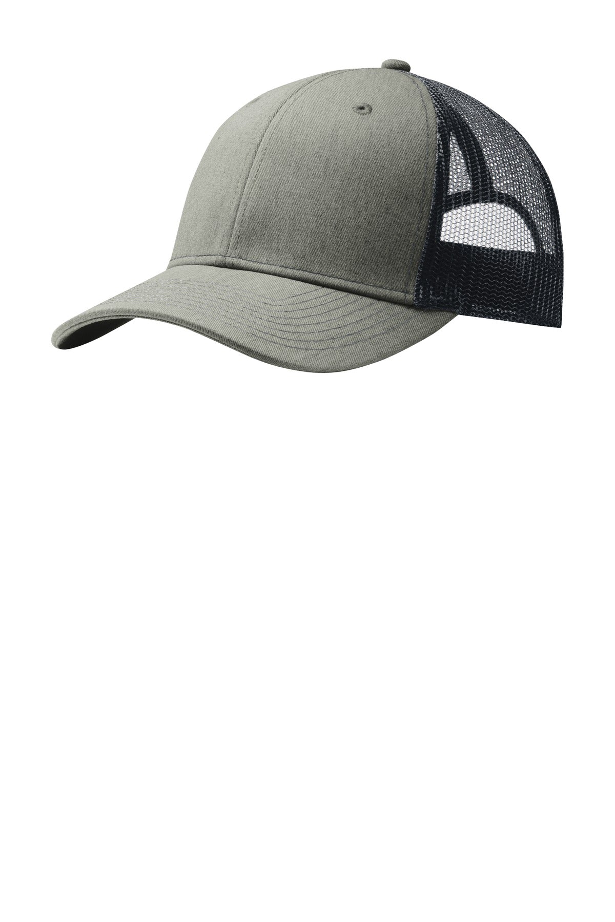 This two-toned cap features breathable mesh and contrast stitching on the bill. Fabric: 100% cotton 