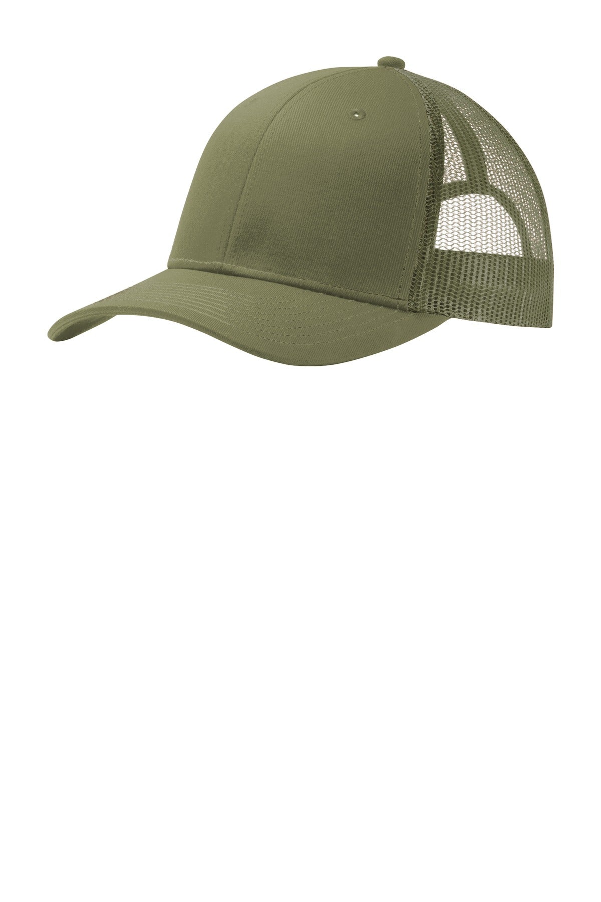 This two-toned cap features breathable mesh and contrast stitching on the bill. Fabric: 100% cotton 