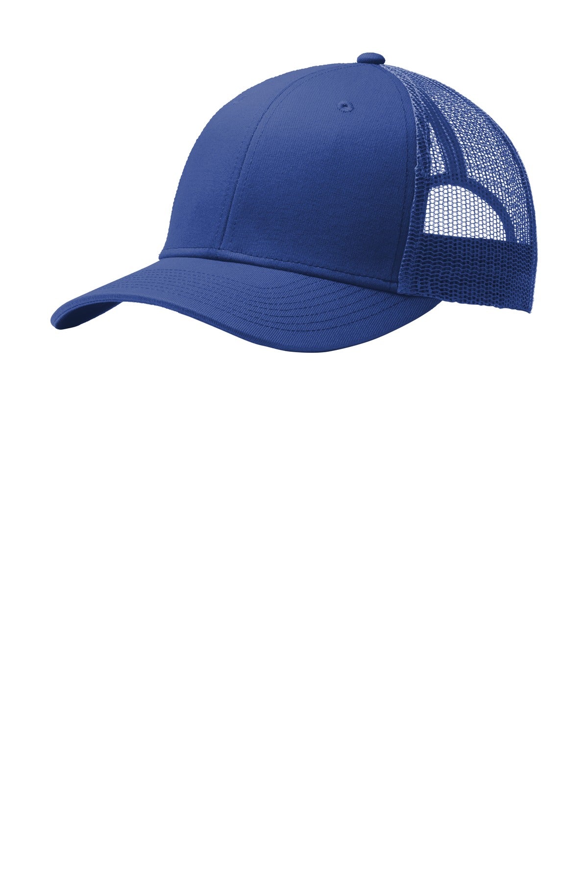 This two-toned cap features breathable mesh and contrast stitching on the bill. Fabric: 100% cotton 