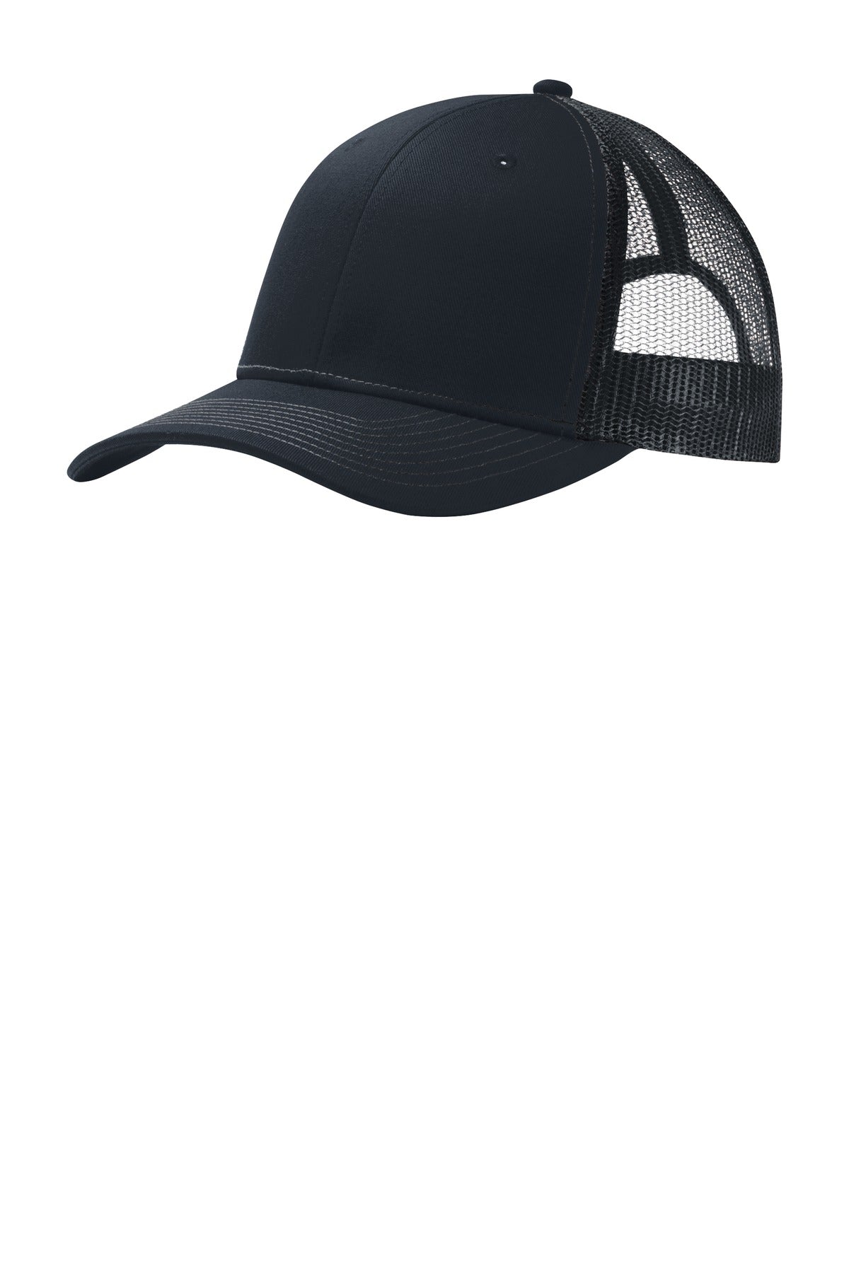 This two-toned cap features breathable mesh and contrast stitching on the bill. Fabric: 100% cotton 