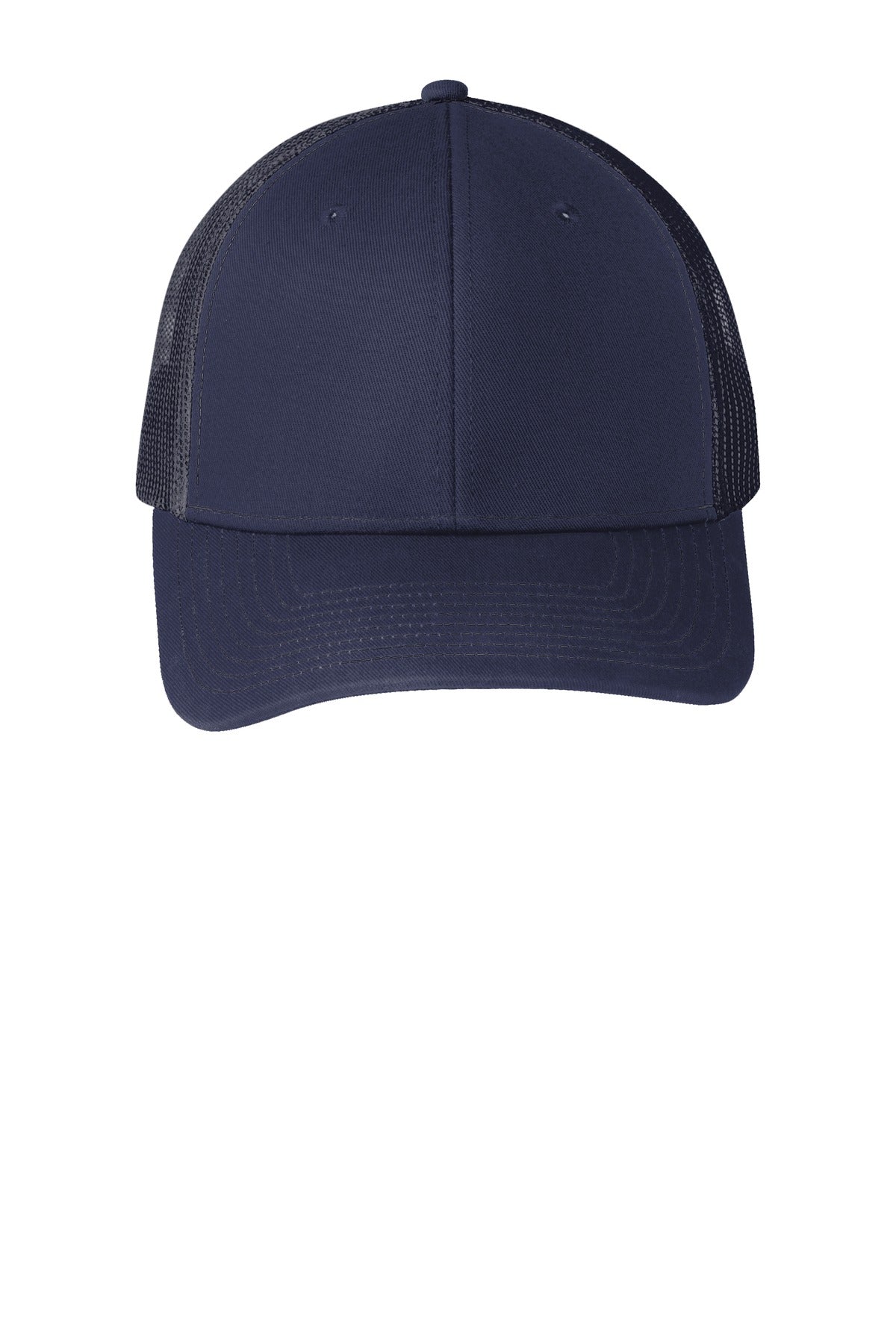 This two-toned cap features breathable mesh and contrast stitching on the bill. Fabric: 100% cotton 