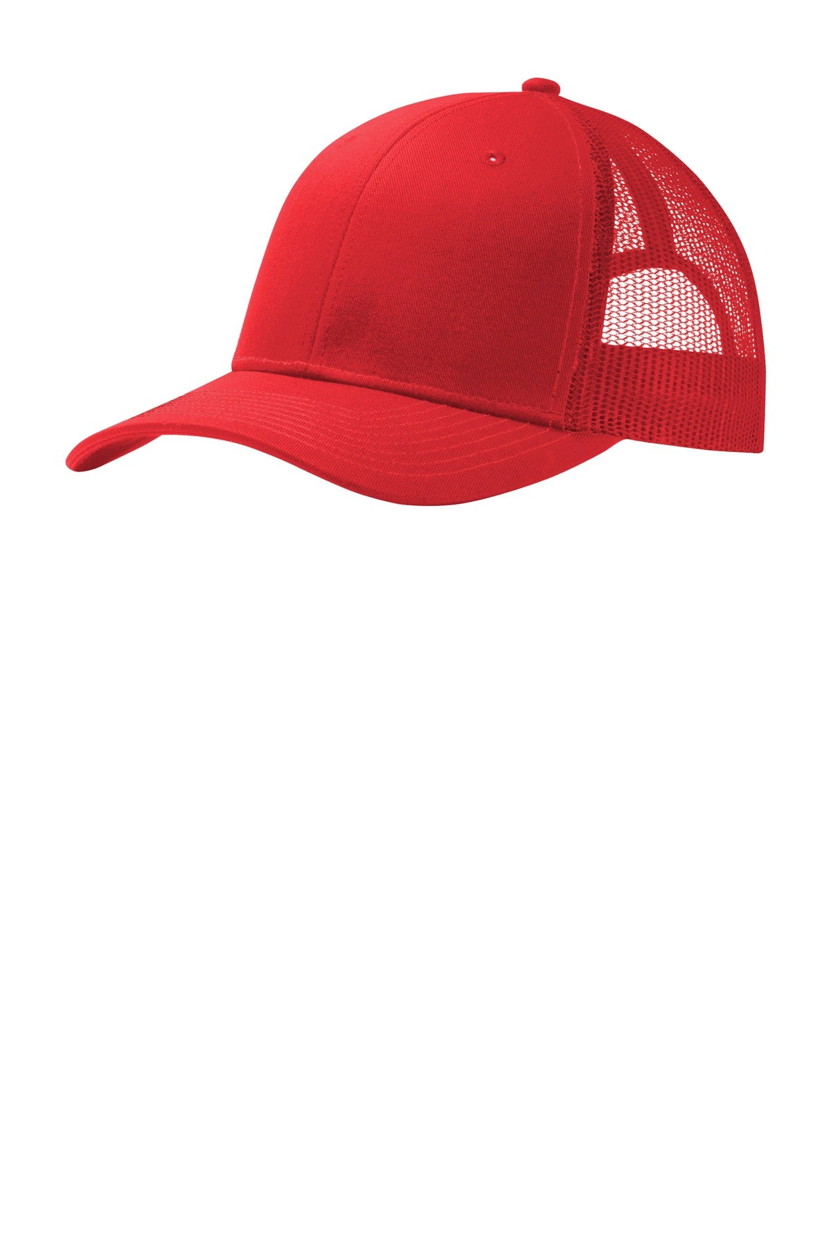 This two-toned cap features breathable mesh and contrast stitching on the bill. Fabric: 100% cotton 