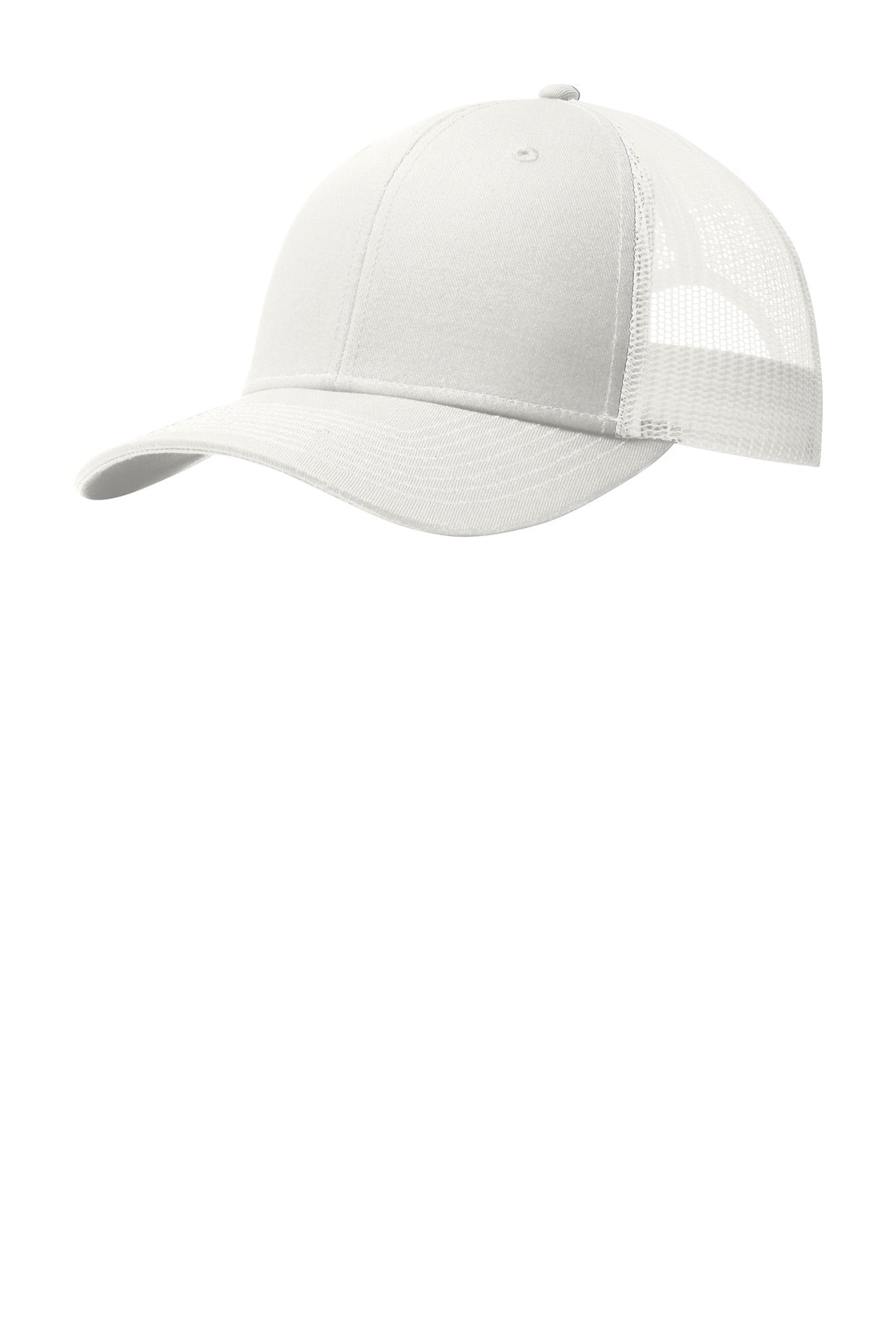 This two-toned cap features breathable mesh and contrast stitching on the bill. Fabric: 100% cotton 
