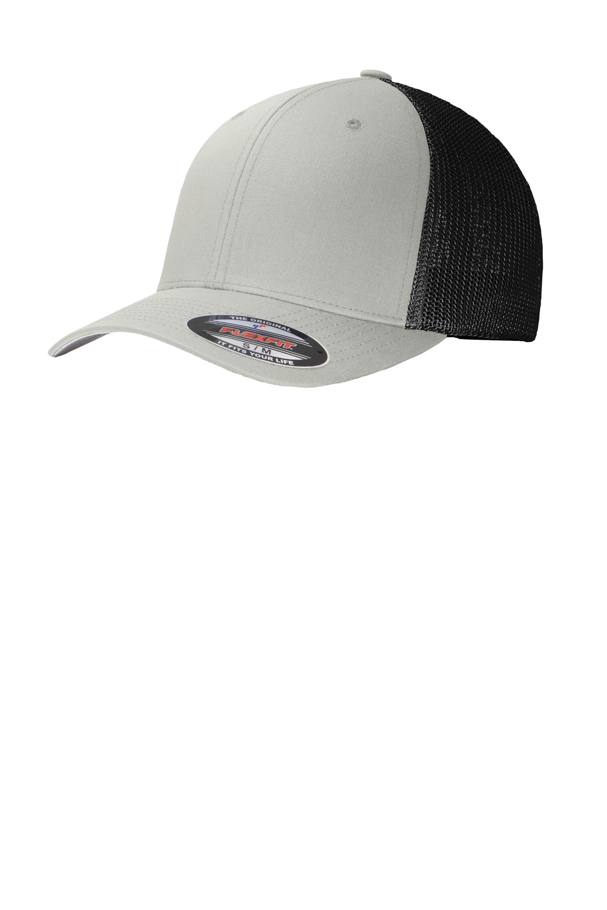 An ultra-breathable cap with the Flexfit stretch for a comfortable fit. A silver contrast underbill 