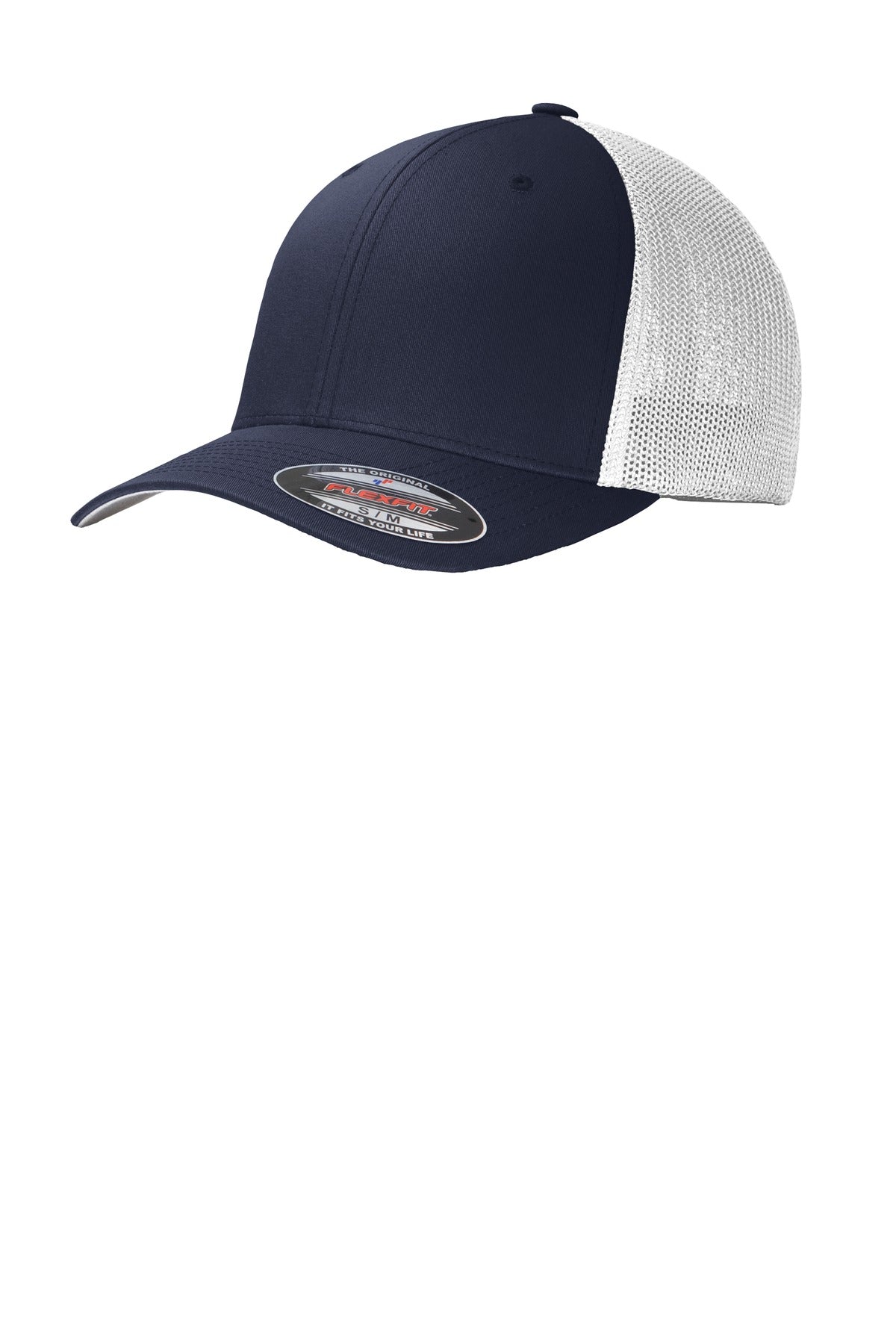 An ultra-breathable cap with the Flexfit stretch for a comfortable fit. A silver contrast underbill 