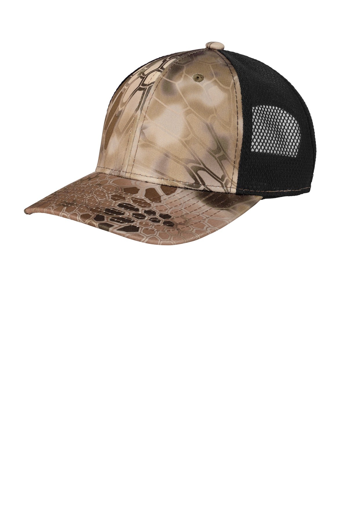 Fabric: 87/13 poly/spandex front panels; 100% polyester mesh mid and back panels Structure: Structur