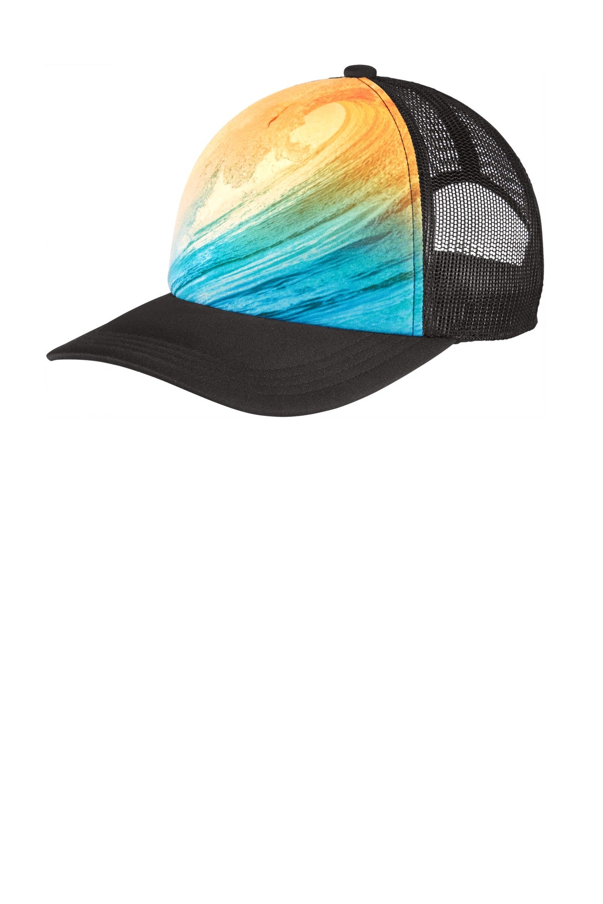 Fabric: 100% polyester foam front panel with 100% polyester microfiber (photo print); 100% polyester