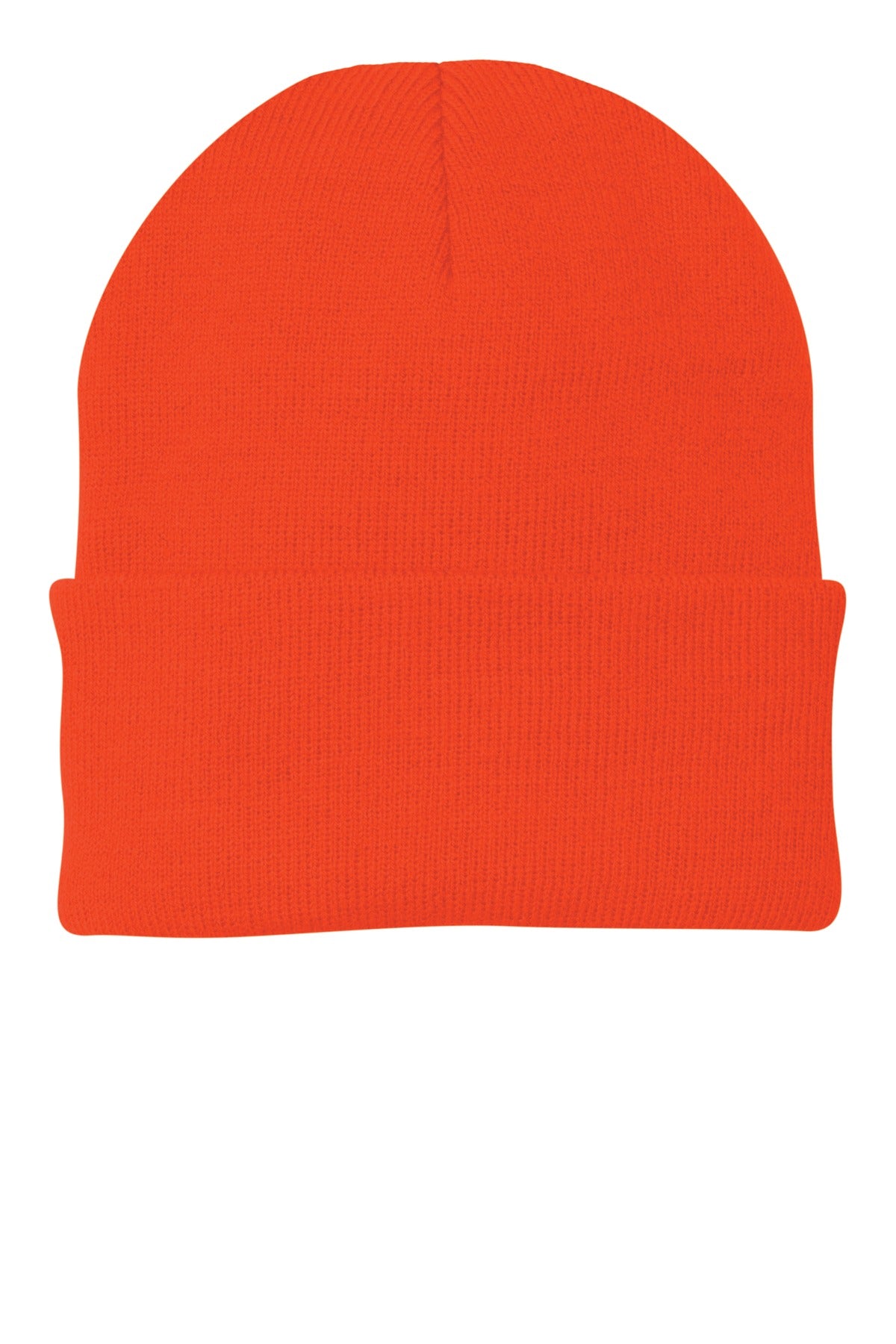 Keep your head well covered during cooler weather in our cap that has a 3-inch folding cuff for easy