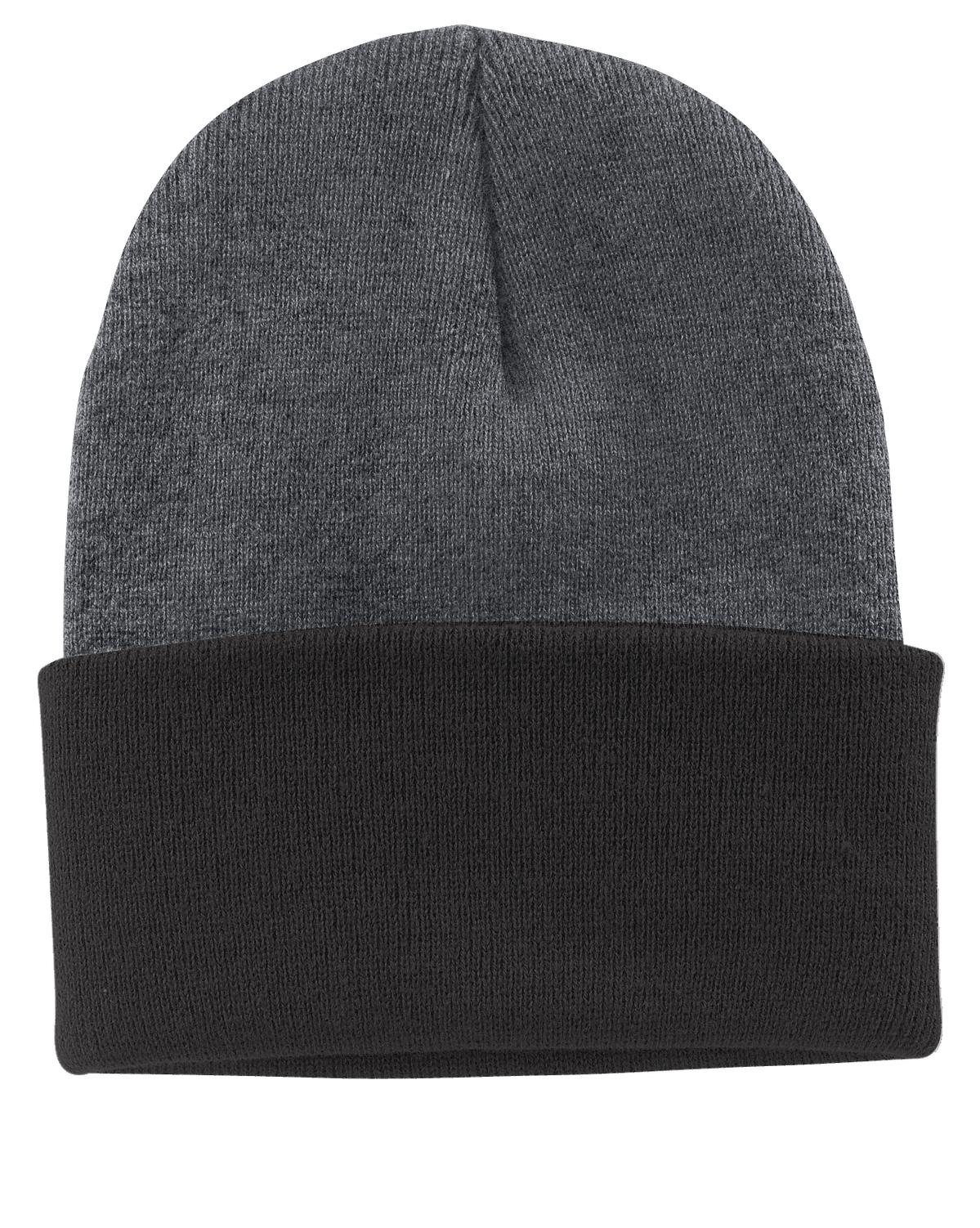 Keep your head well covered during cooler weather in our cap that has a 3-inch folding cuff for easy