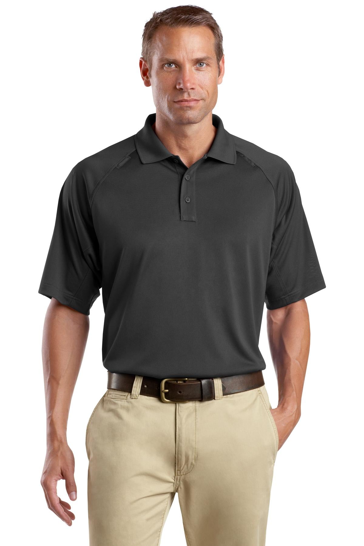 With strategically placed mic clips and dual pen pockets our - Charcoal