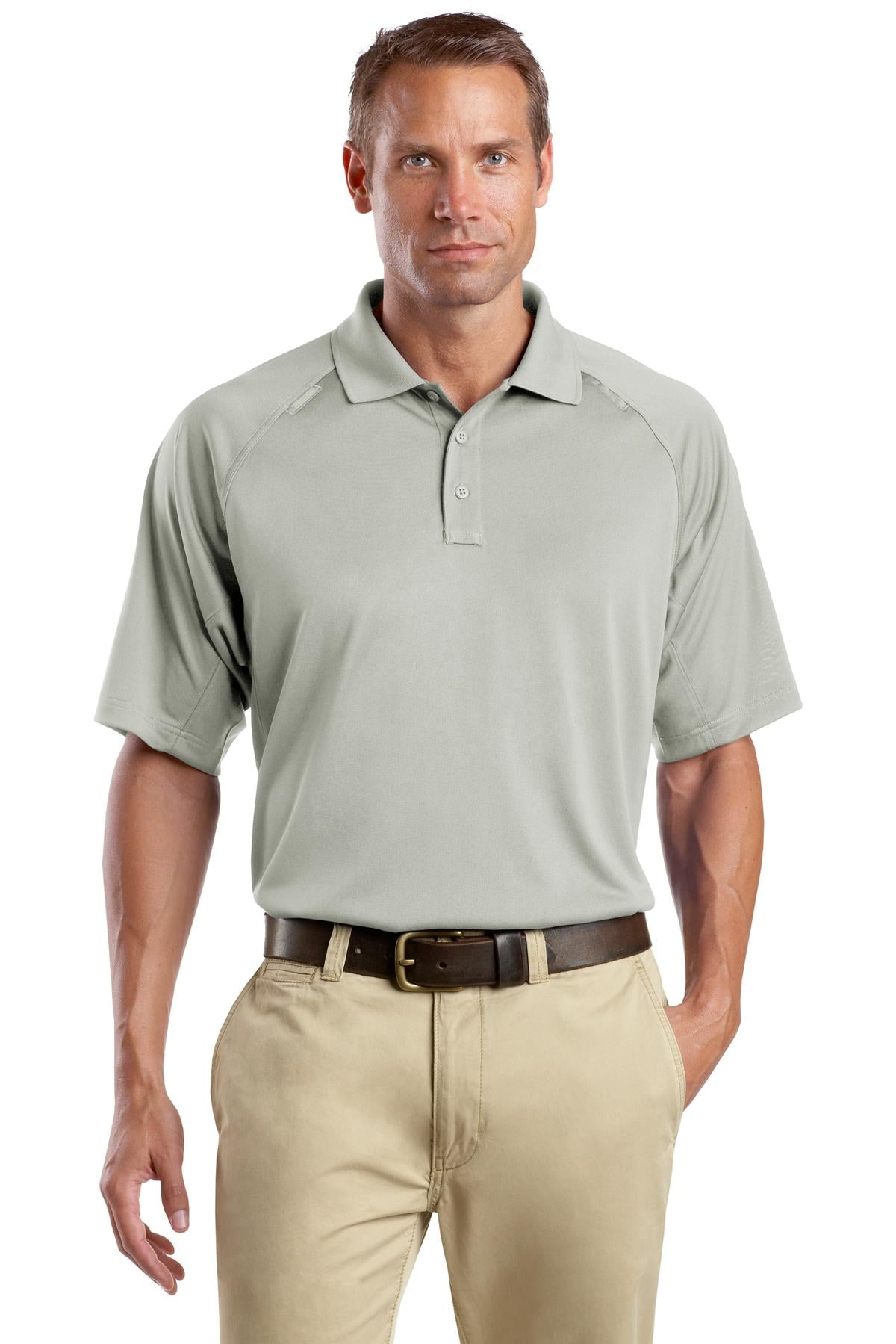 With strategically placed mic clips and dual pen pockets our - Light Grey