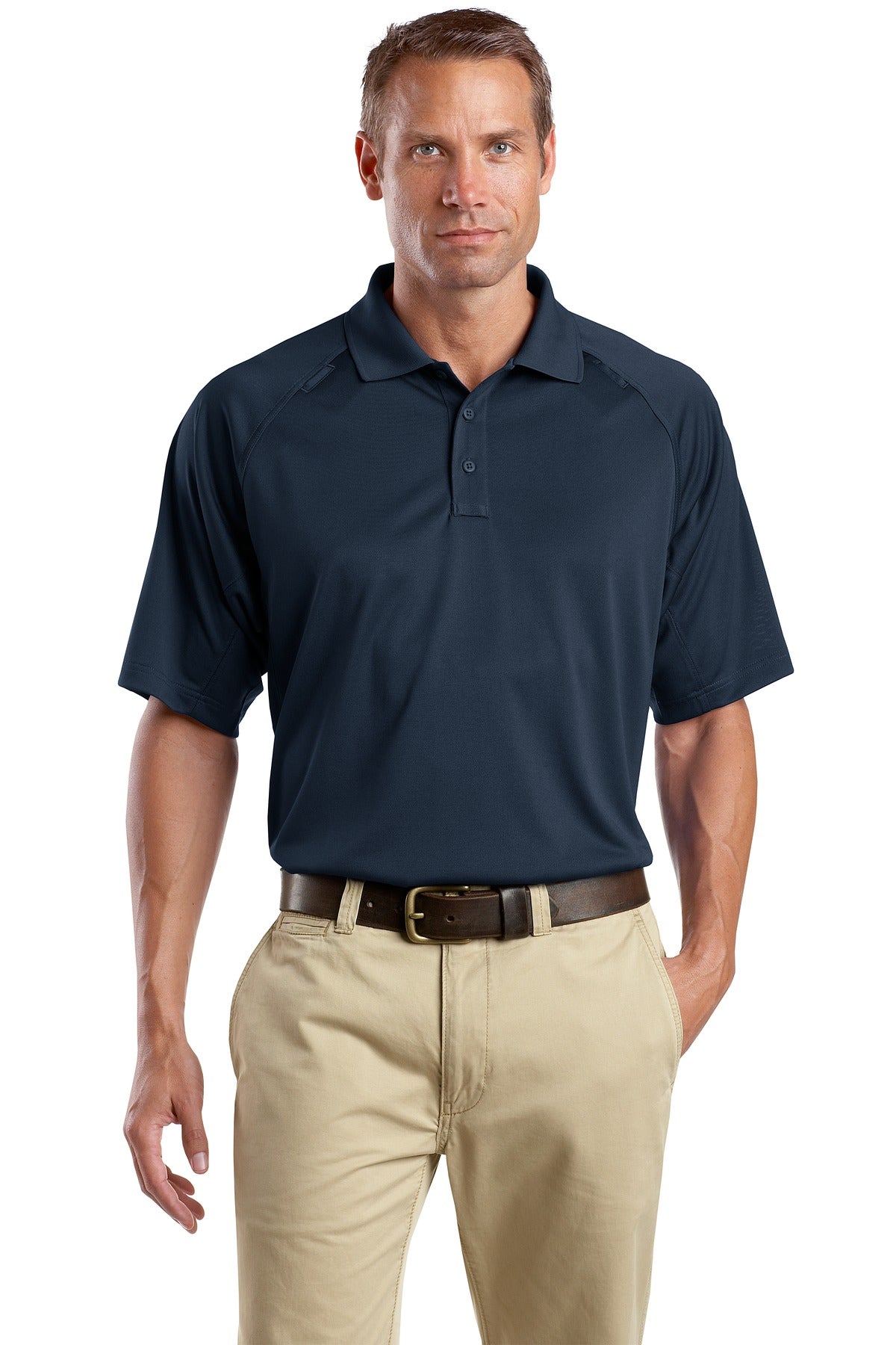 With strategically placed mic clips and dual pen pockets our - Dark Navy