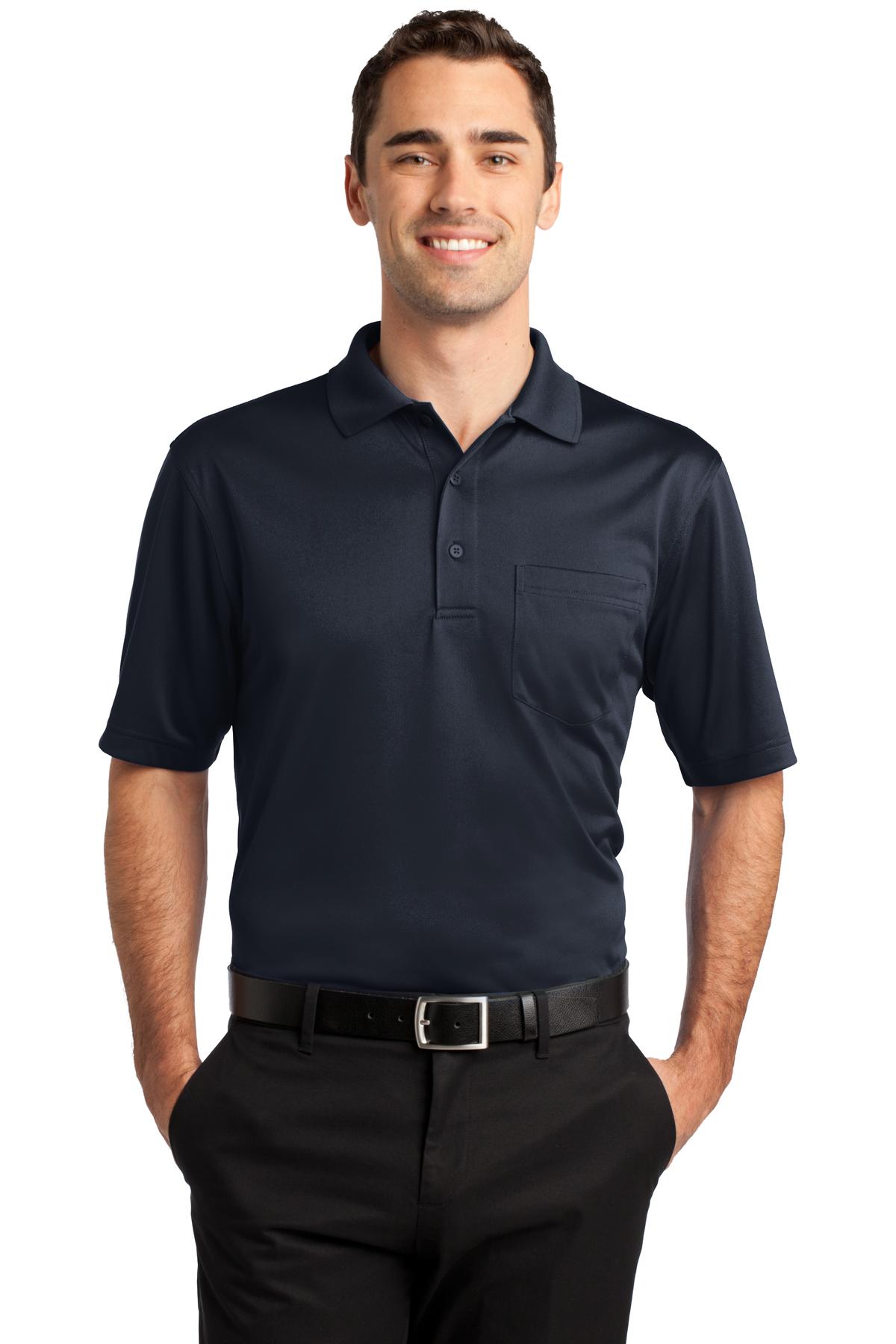 Made to work this high-performance polo can handle whatever  - Dark Navy