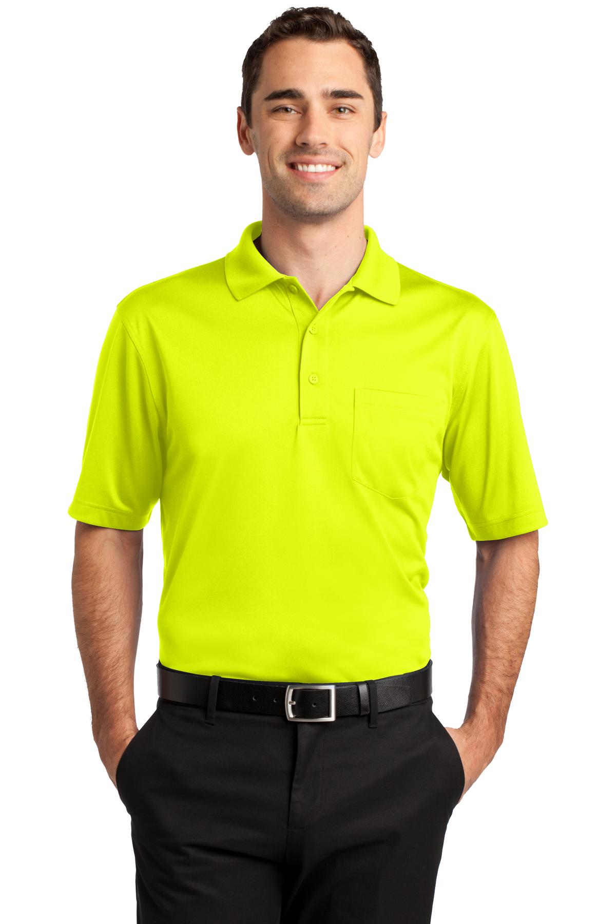 Made to work this high-performance polo can handle whatever  - Safety Yellow