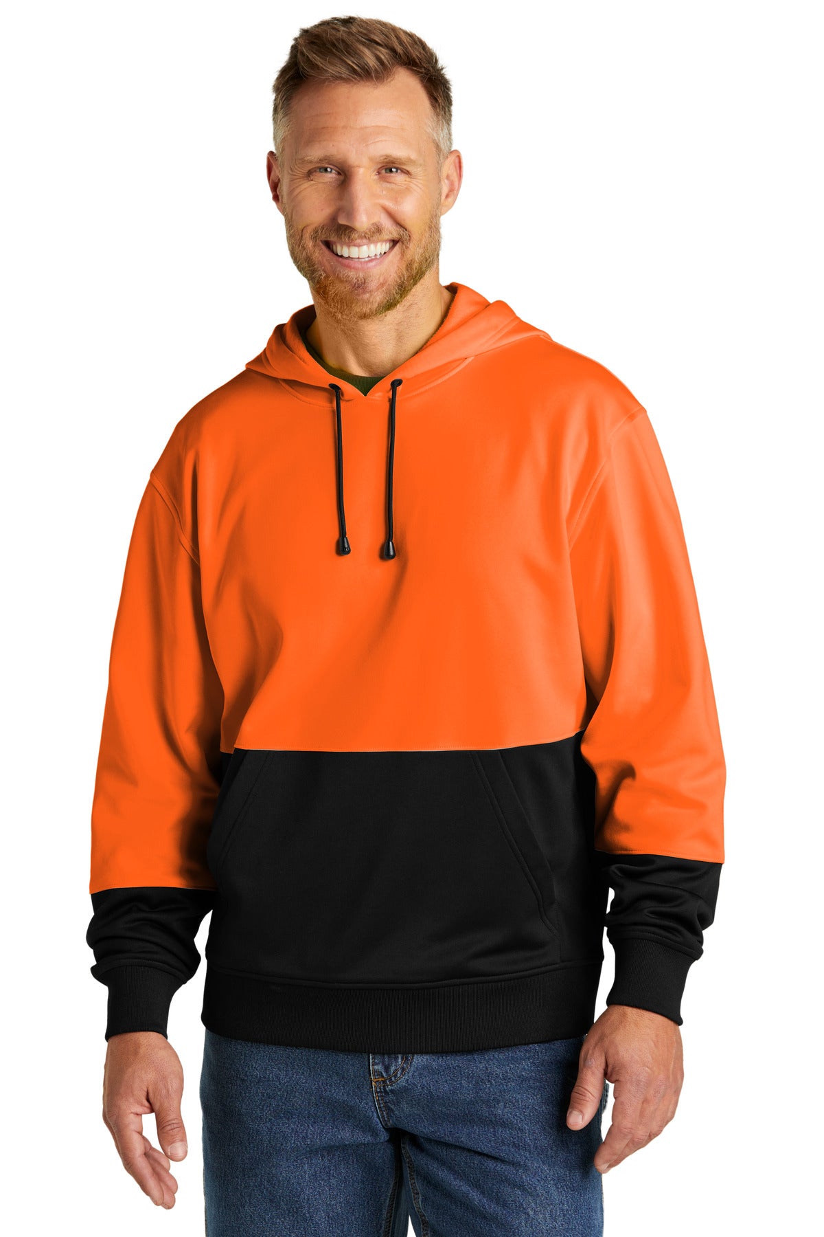 Enhanced visibility joins moisture-wicking performance in th - Safety Orange