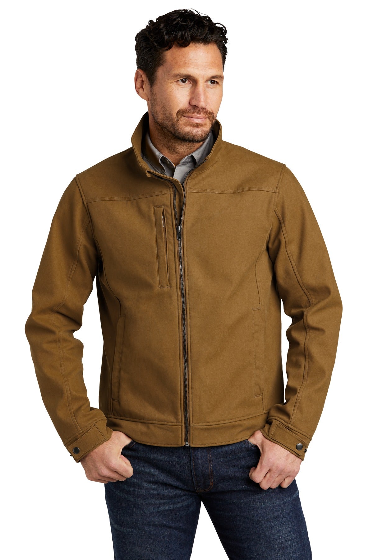 By combining popular soft shell outerwear technology with du - Duck Brown