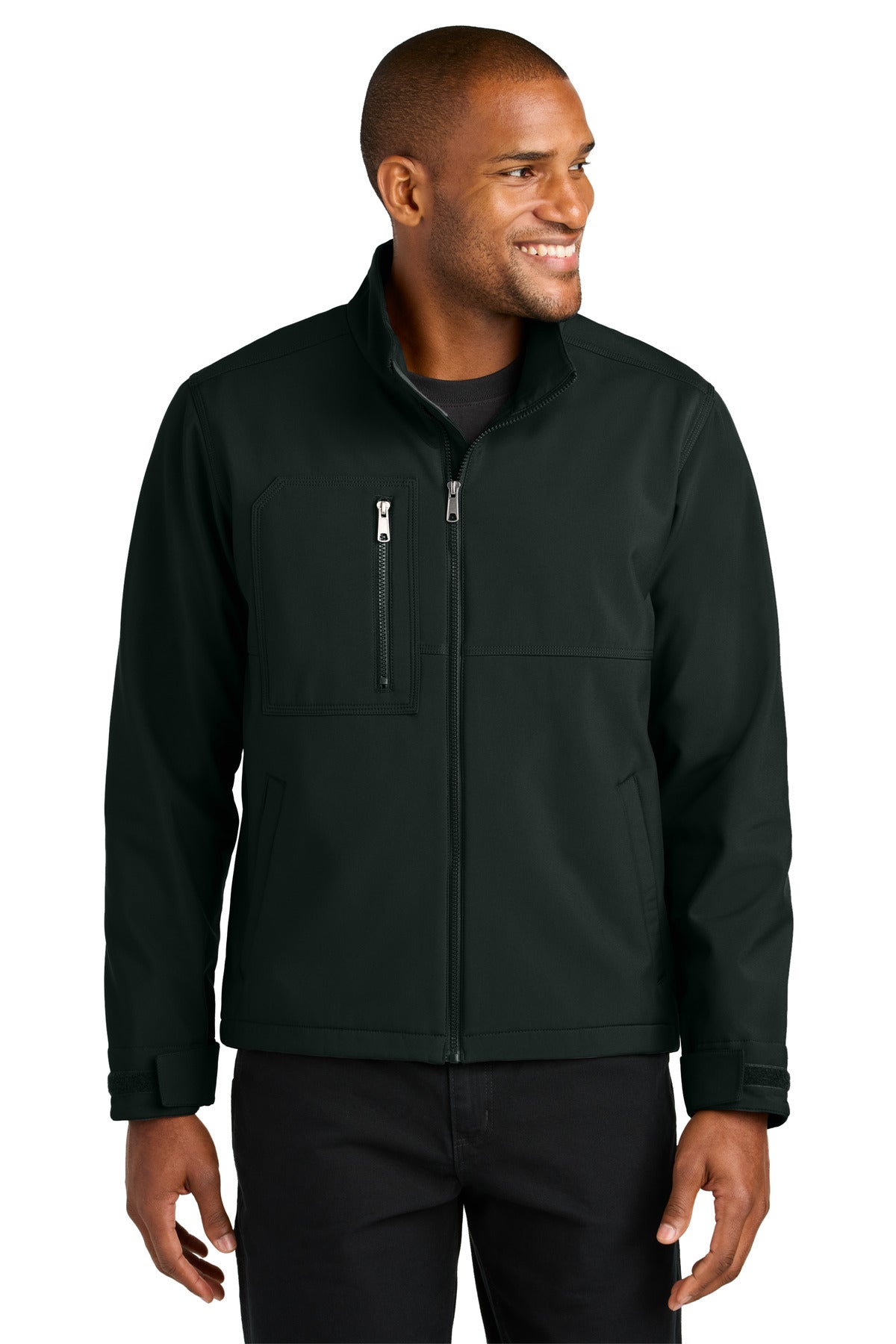 Tough jobs call for tough workwear and this water-resistant  - Black