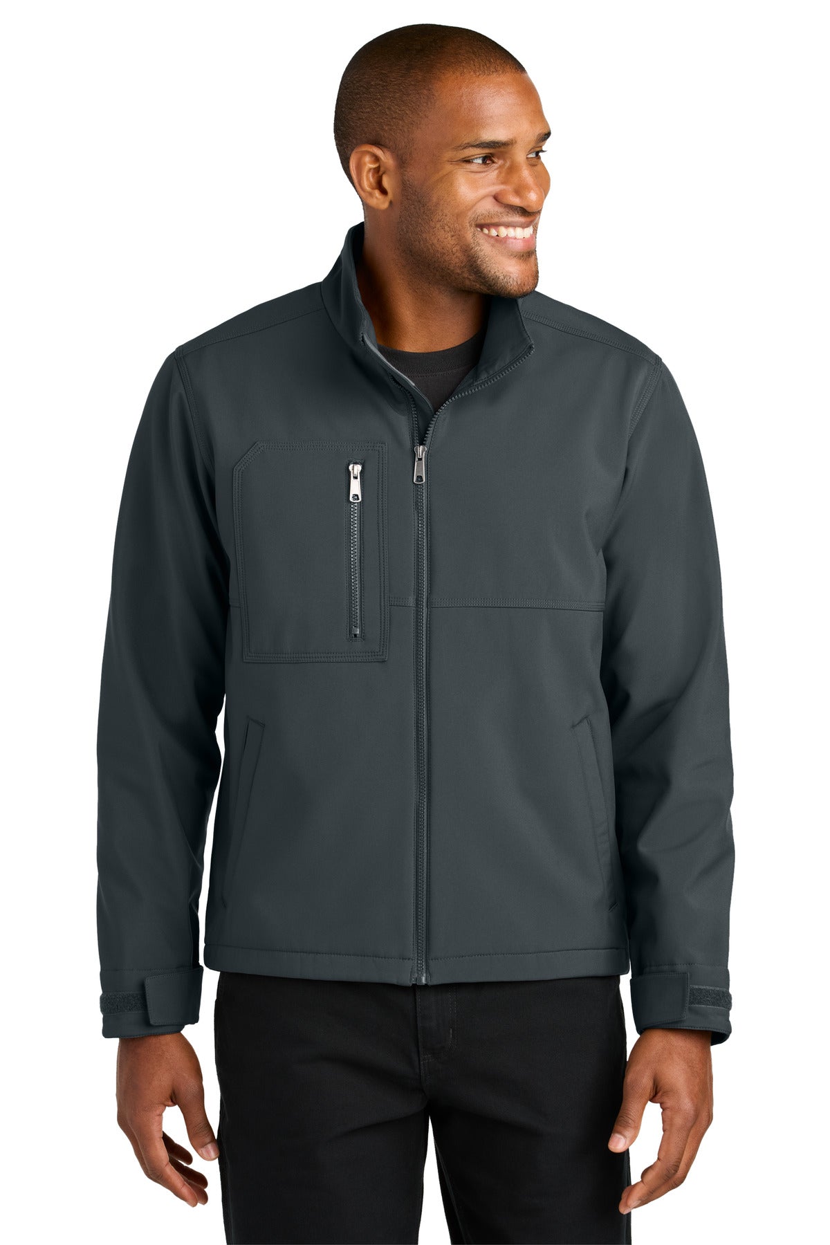 Tough jobs call for tough workwear and this water-resistant  - Iron Grey