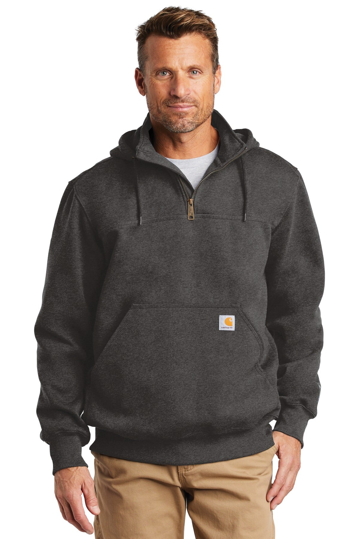 Rain Defender durable water-repellent technology has your ba - Carbon Heather