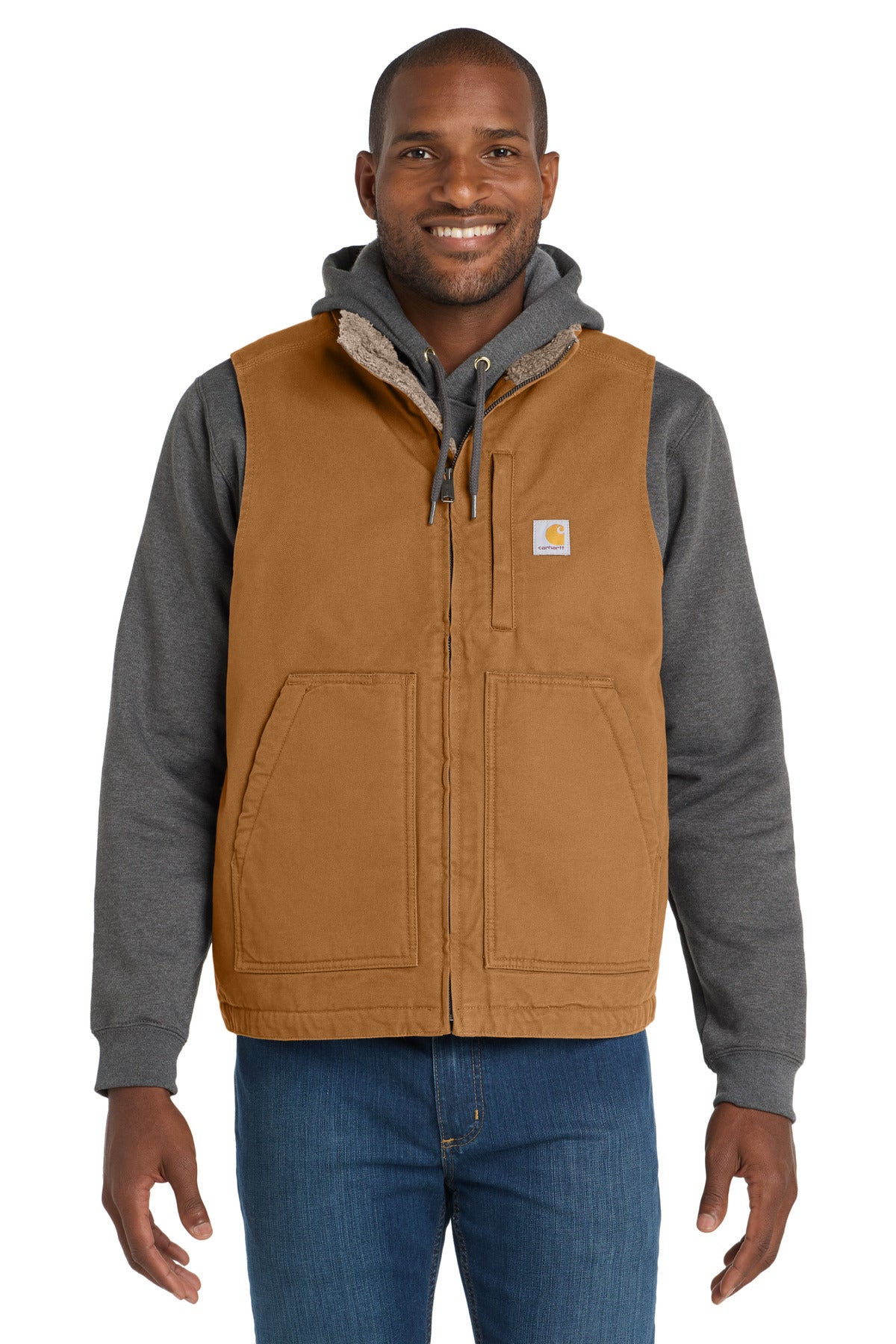 When you need that extra layer out in the field this warm sh - Carhartt Brown