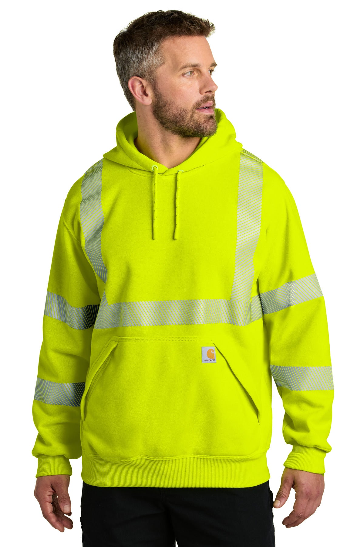 Stay seen and stay dry on the site in this high visibility s - Brite Lime