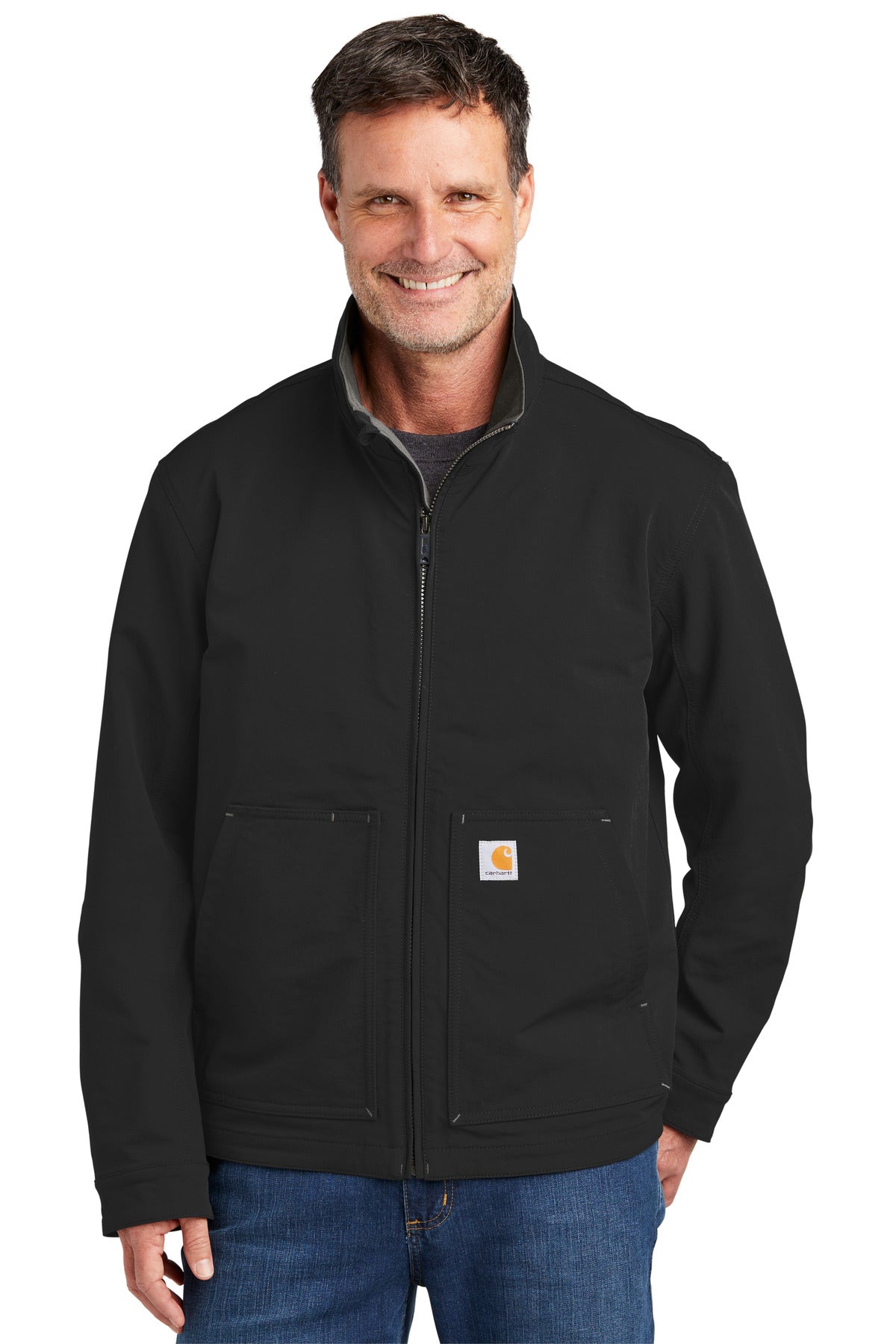This soft shell jacket combines iconic Carhartt looks with u - Black