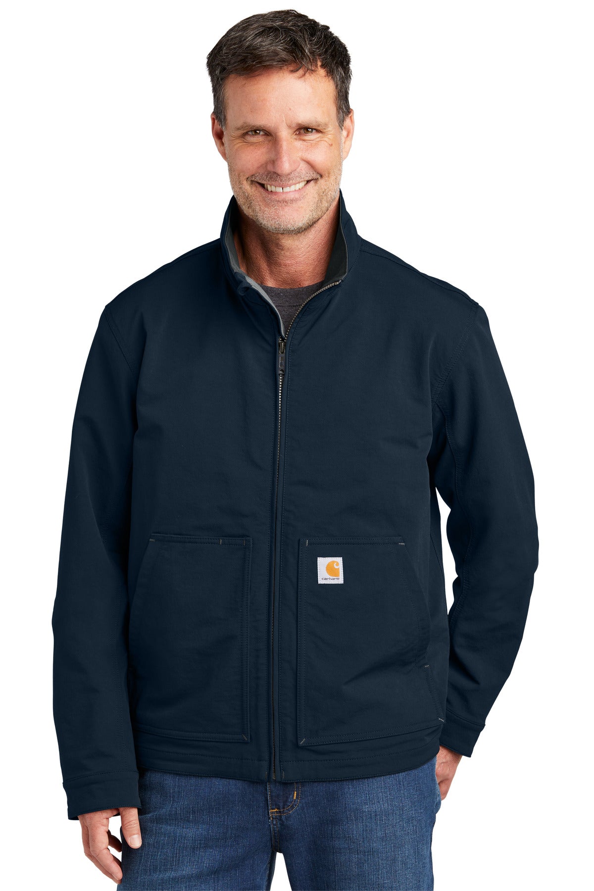 This soft shell jacket combines iconic Carhartt looks with u - Navy