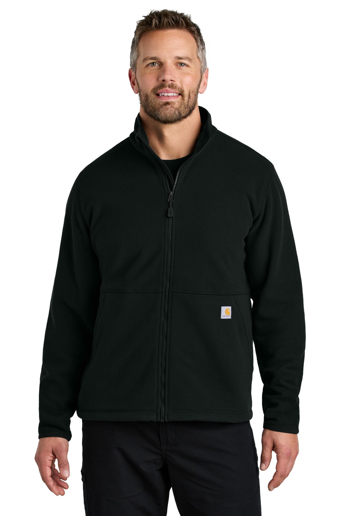 From jobsite to backyard barbeque Carhartt Textured Fleece o - Black
