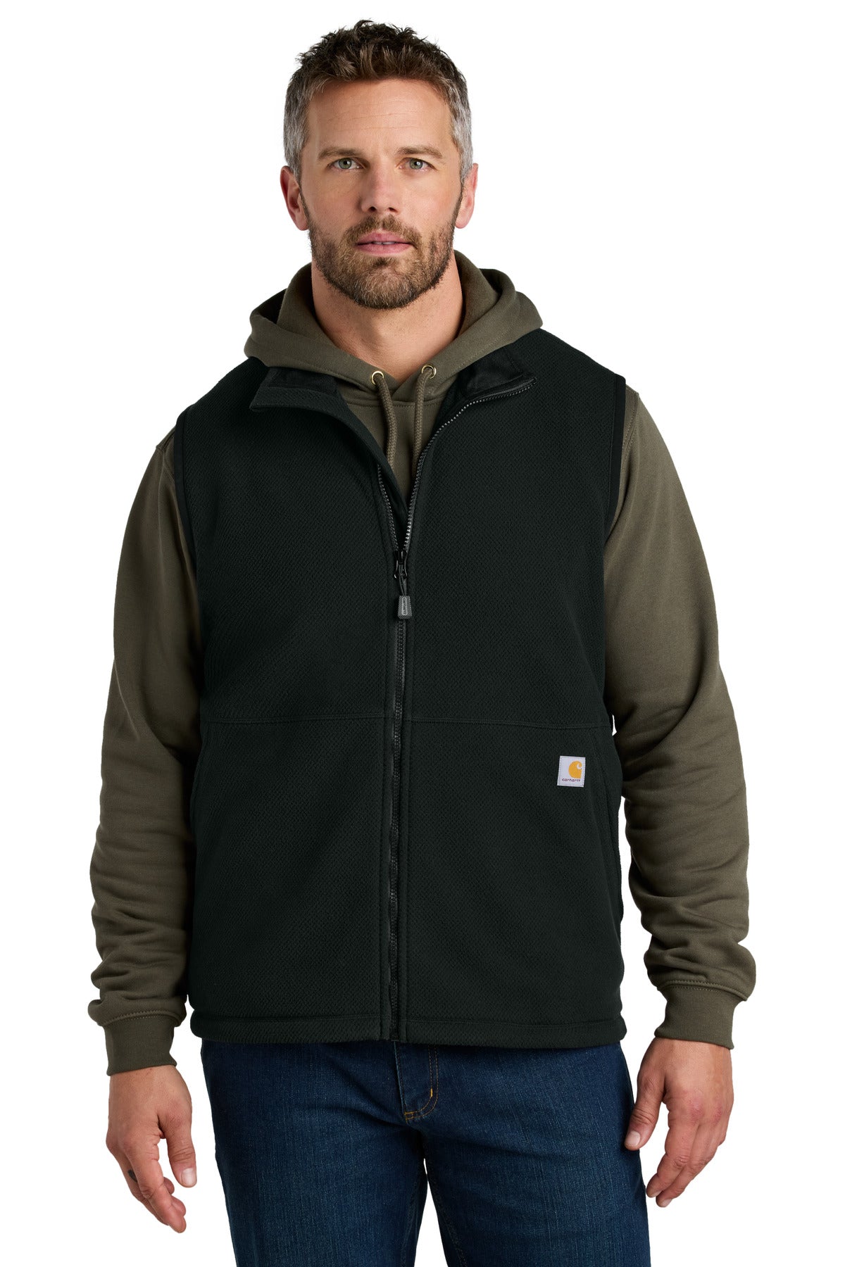 From jobsite to backyard barbeque Carhartt Textured Fleece o - Black