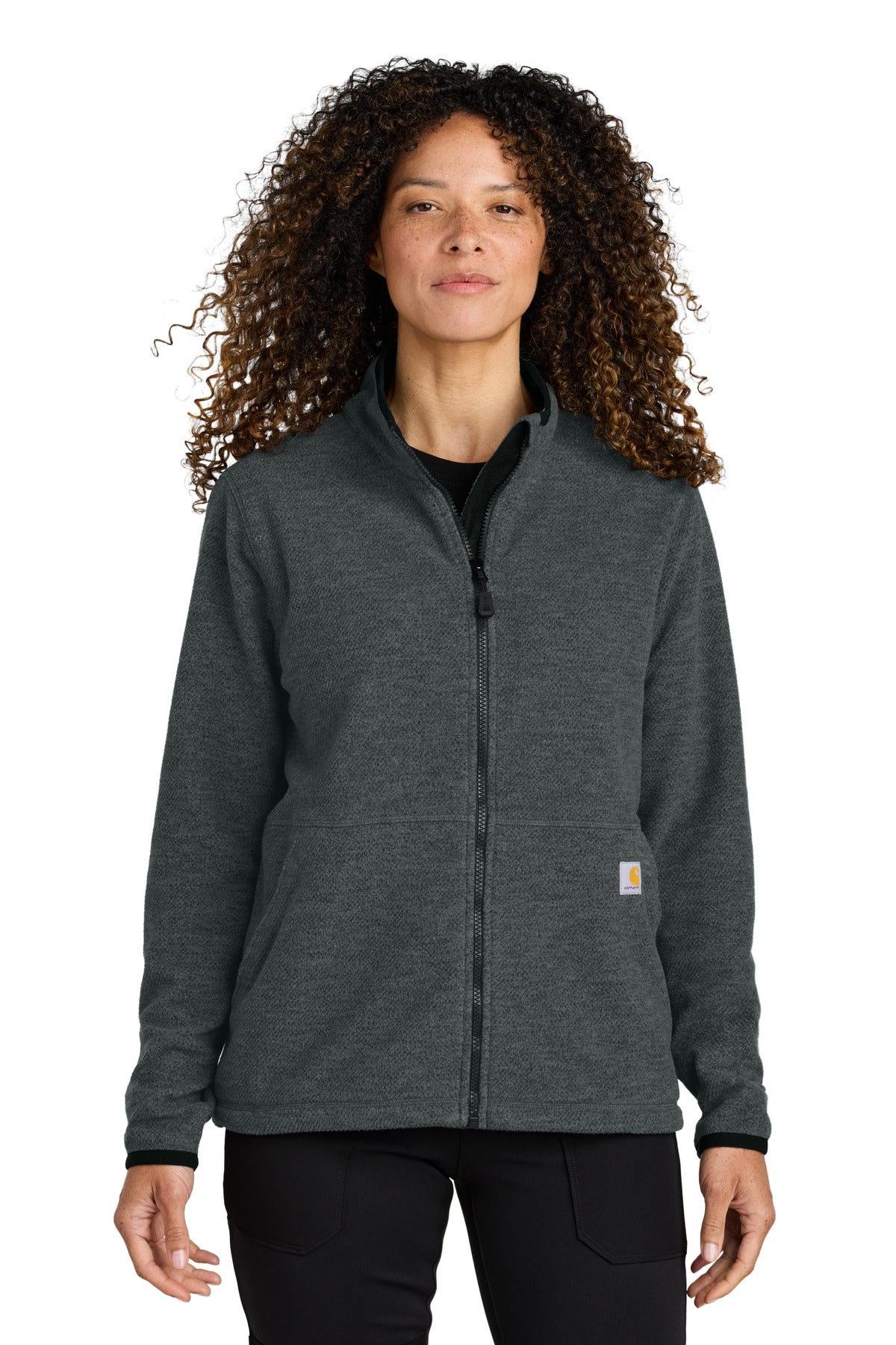 From jobsite to backyard barbeque Carhartt Textured Fleece o - Carbon Heather