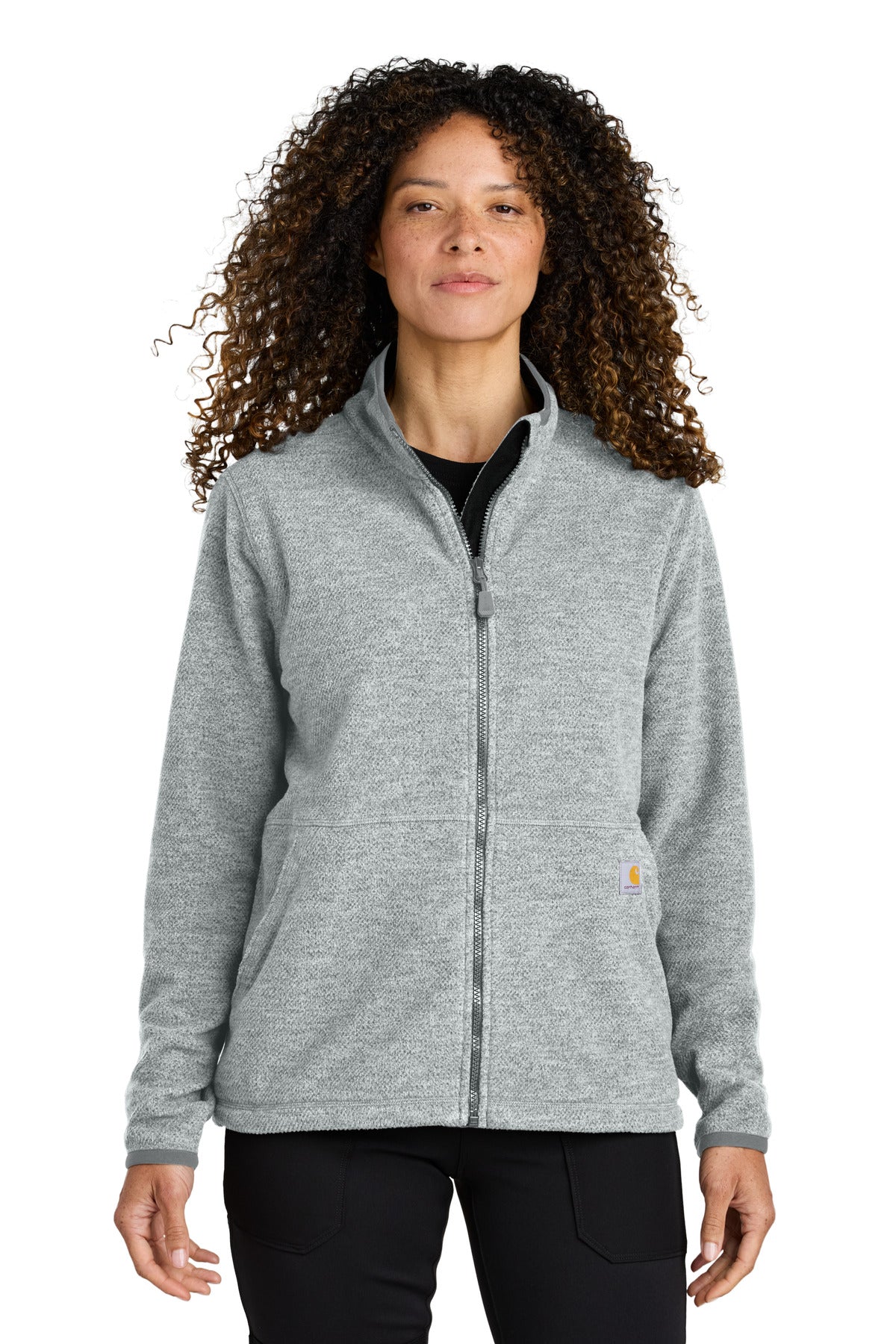 From jobsite to backyard barbeque Carhartt Textured Fleece o - Heather Grey