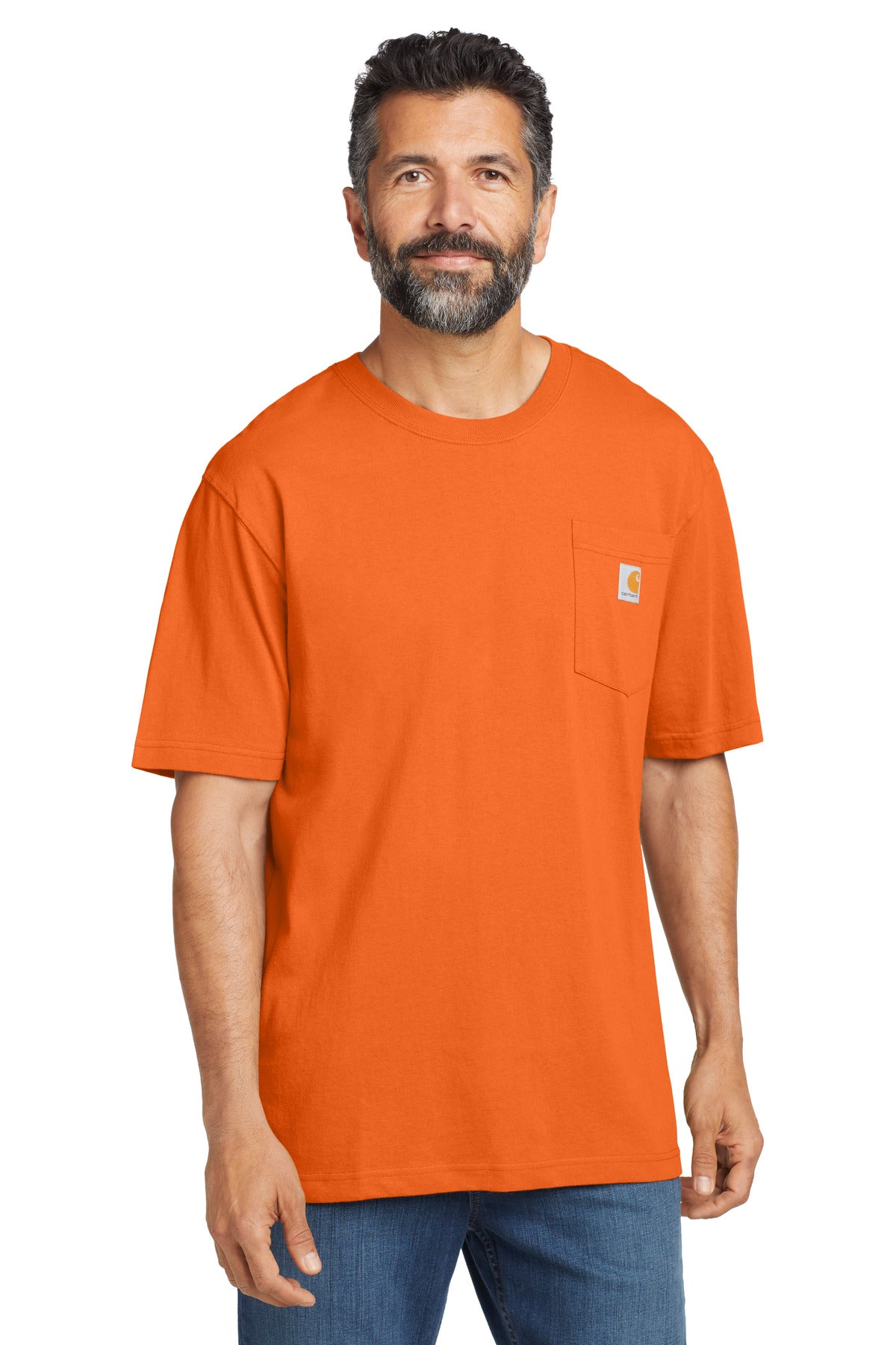 Carhartt's bestselling no-quit original work shirt. A classi - Brite Orange