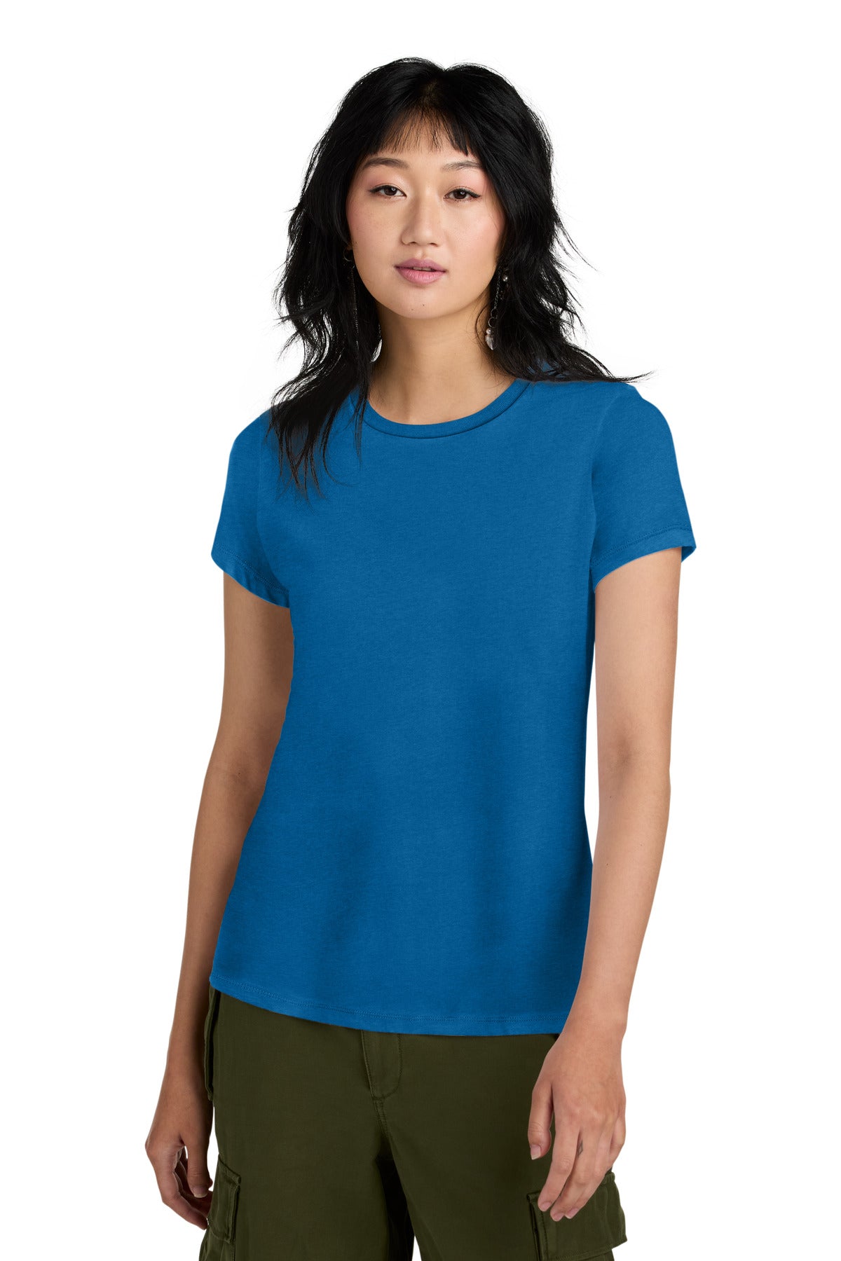 An effortless perfect tee for everyday wear. 4.3-ounce 100%  - Bright Blue