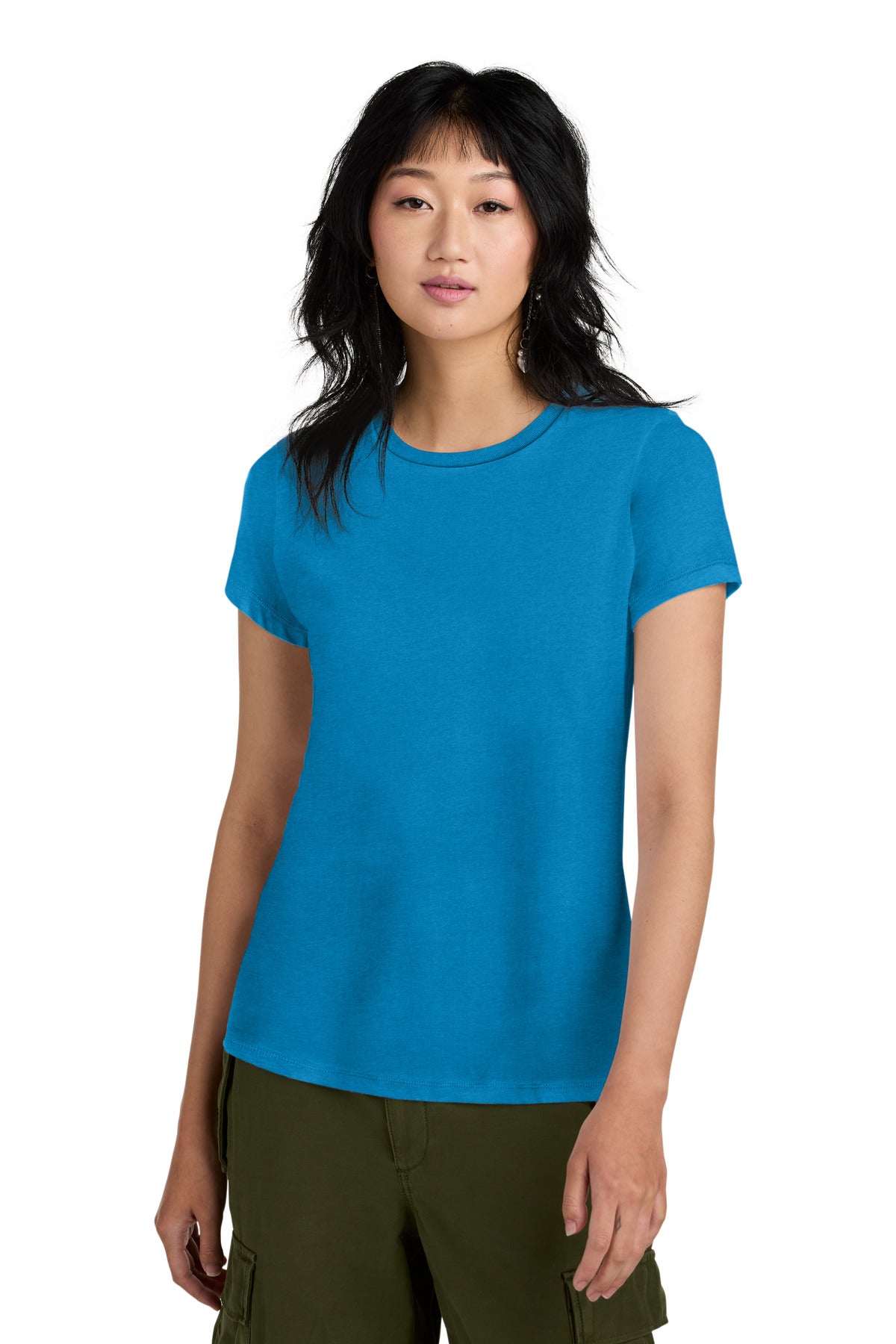 An effortless perfect tee for everyday wear. 4.3-ounce 100%  - Bright Turquoise