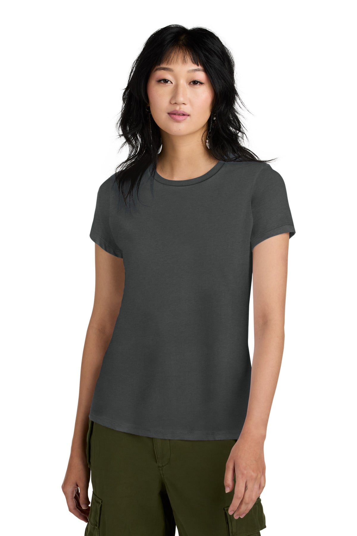 An effortless perfect tee for everyday wear. 4.3-ounce 100%  - Charcoal