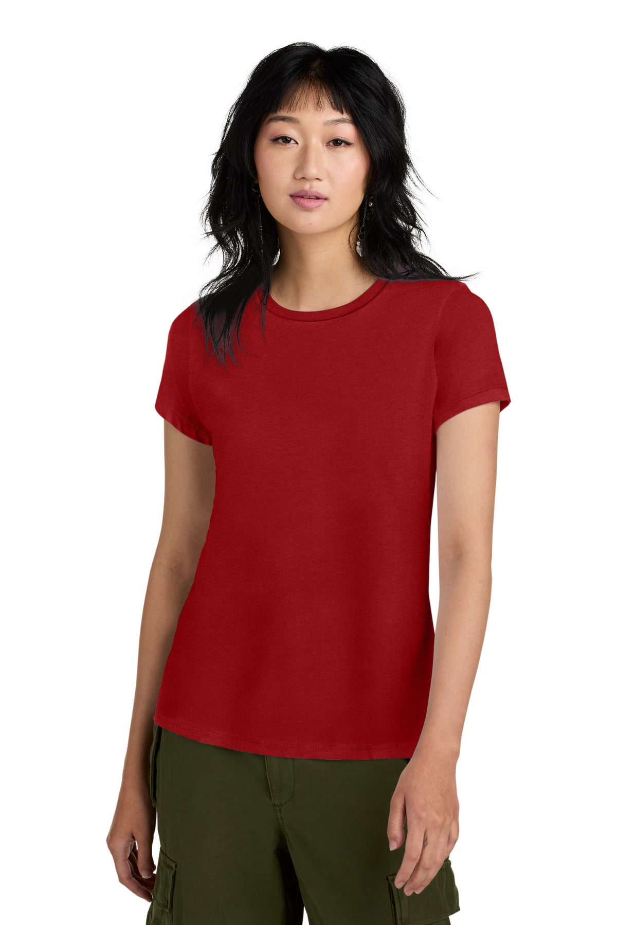 An effortless perfect tee for everyday wear. 4.3-ounce 100%  - Classic Red