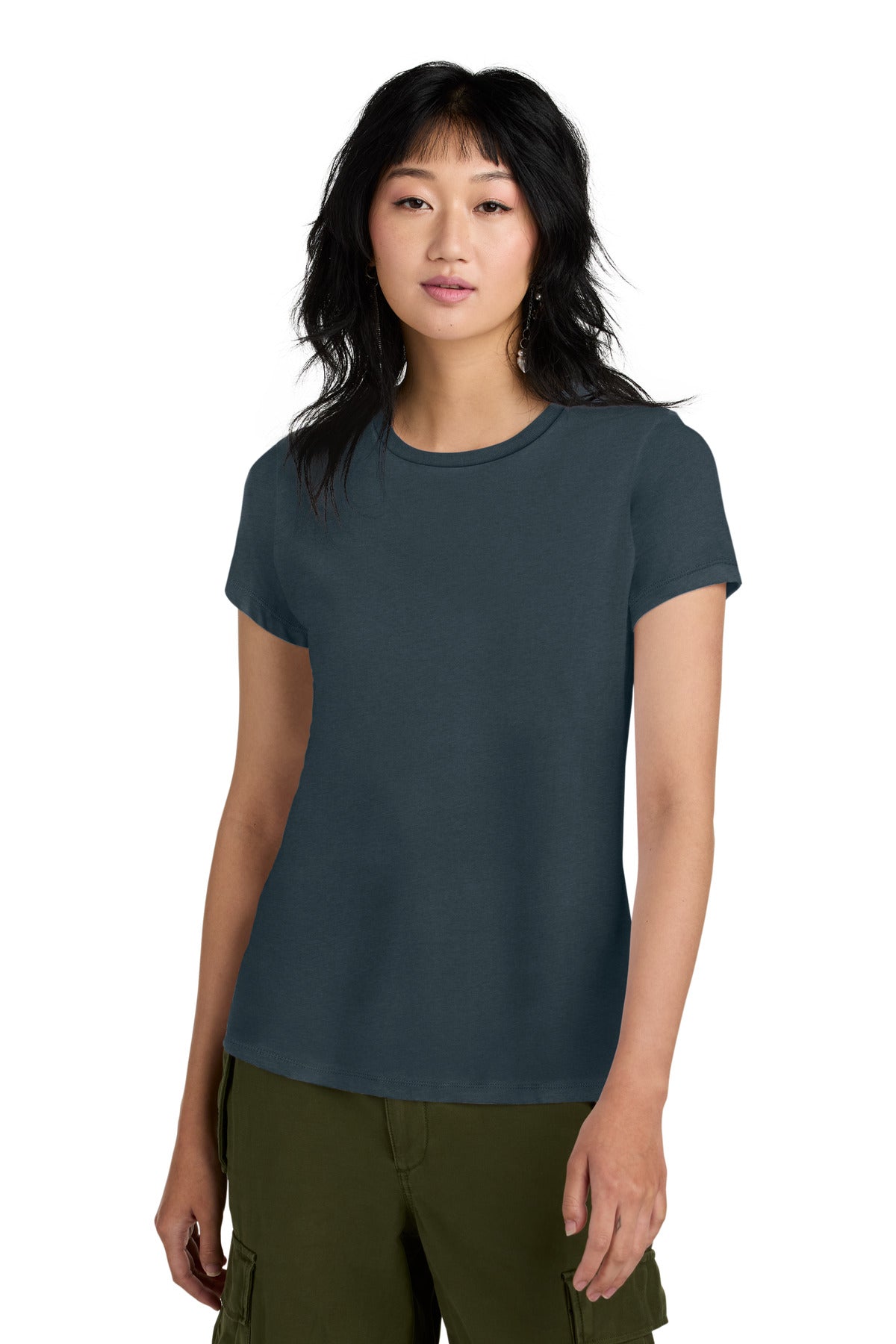 An effortless perfect tee for everyday wear. 4.3-ounce 100%  - Deep Steel Blue