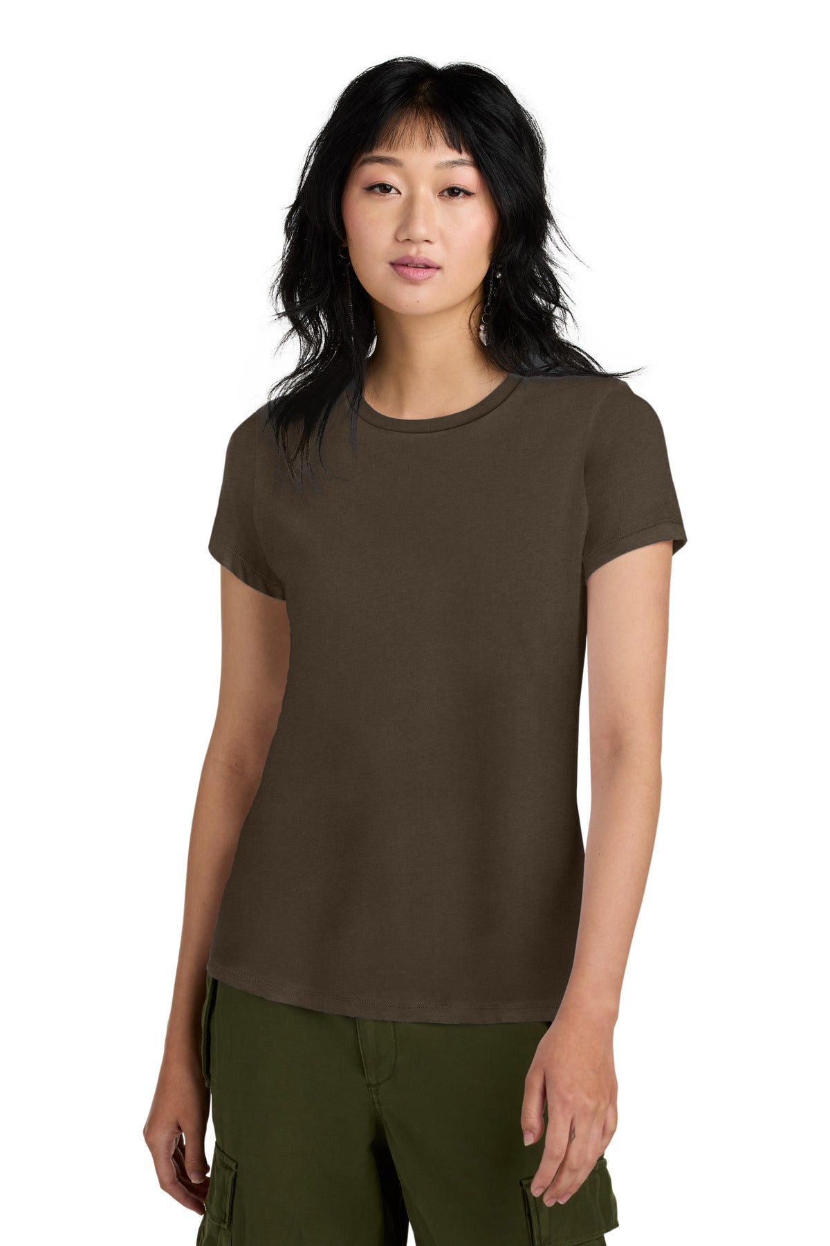 An effortless perfect tee for everyday wear. 4.3-ounce 100%  - Espresso